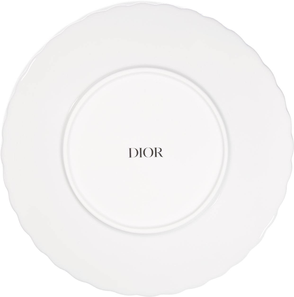 Dessert Plate Back view