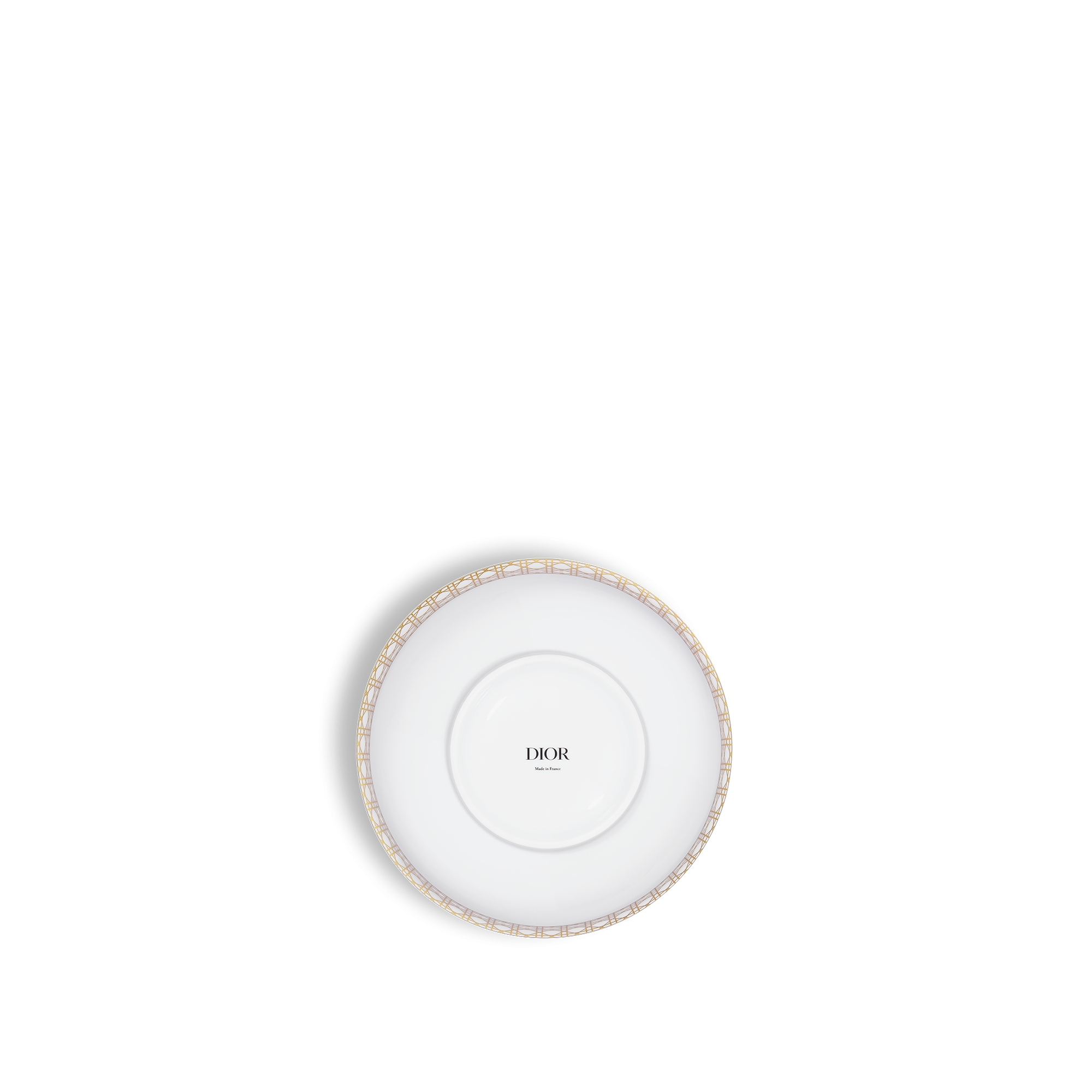 누들 볼 화이트 엑스트라 파인 리모주 포슬린 & 24K 골드 Cannage Montaigne 모티브 E08