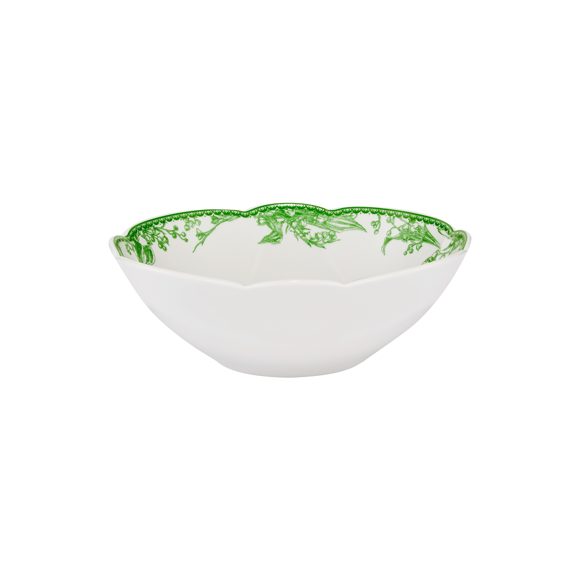 Cereal Bowl Lily of the Valley, Green | DIOR
