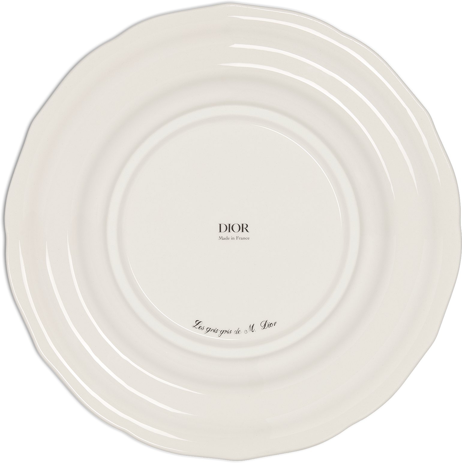 Dinner Plate Back view