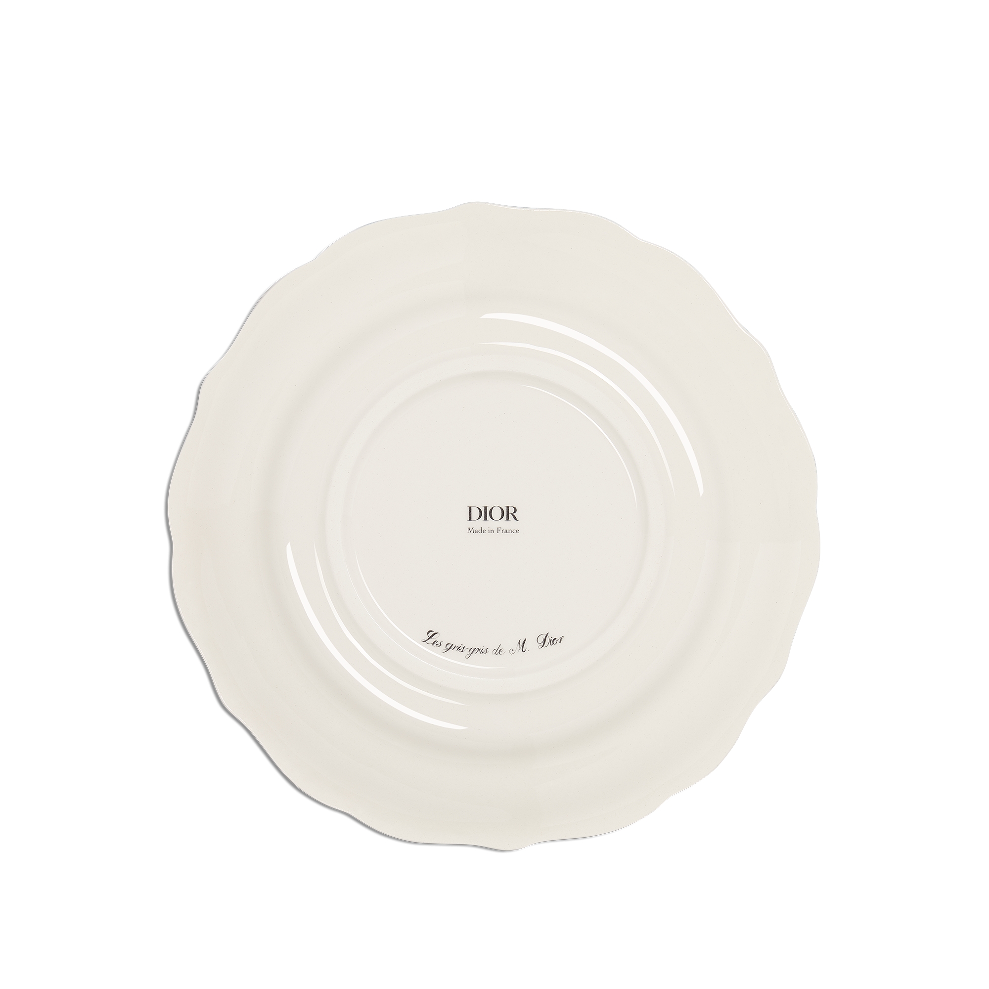 디저트 접시 클로버 모티브 세라믹 E08