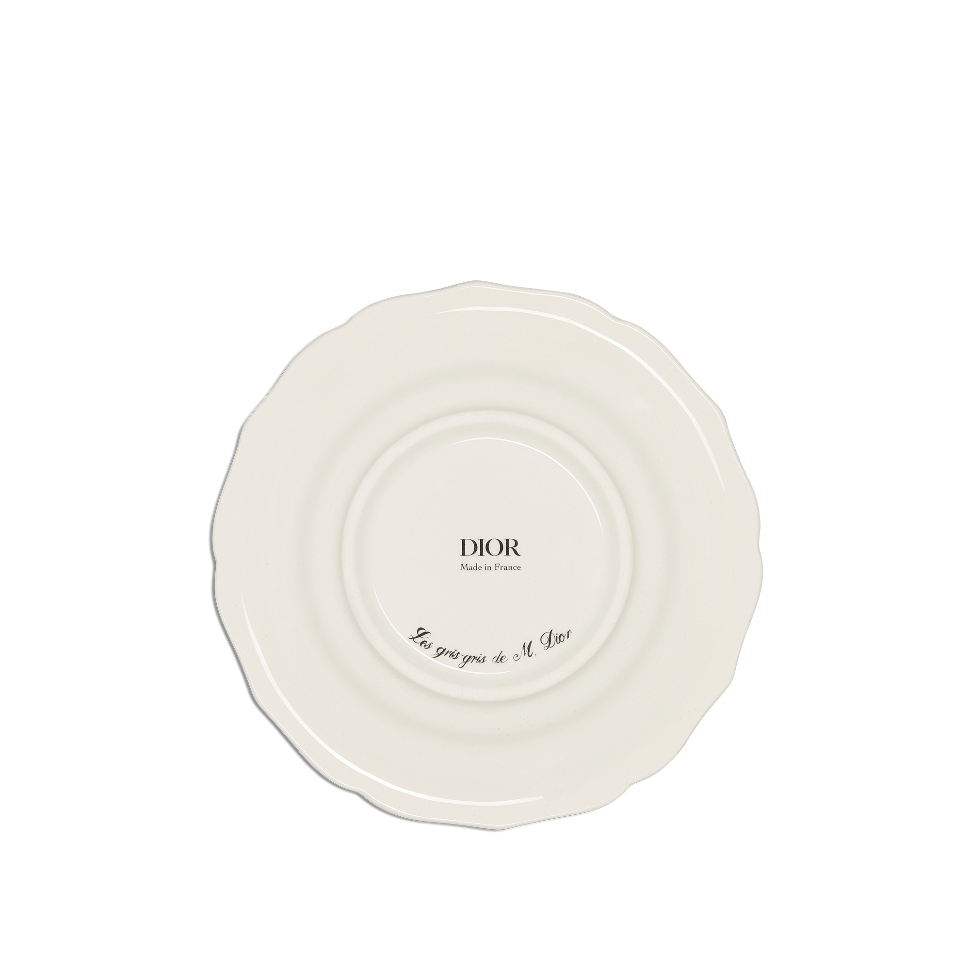 Side Plate Ceramic with Clover Motif E08