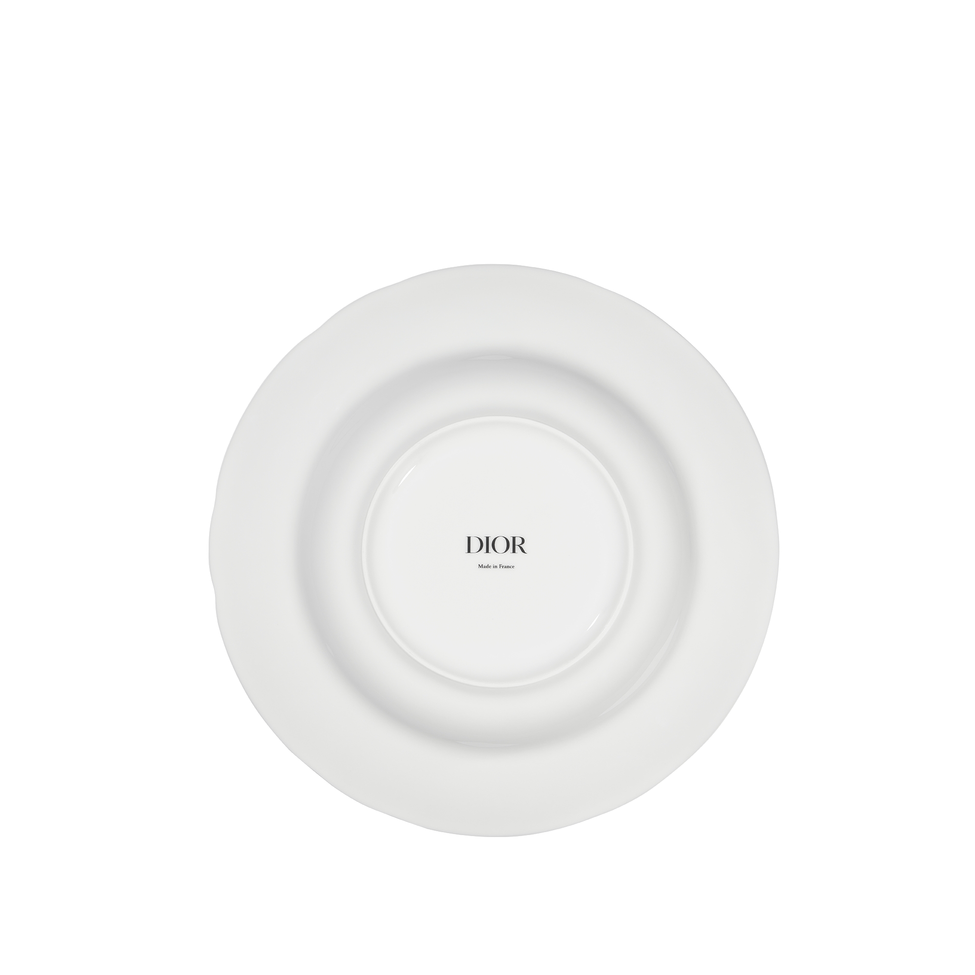 Soup Plate Gray Toile de Jouy E08