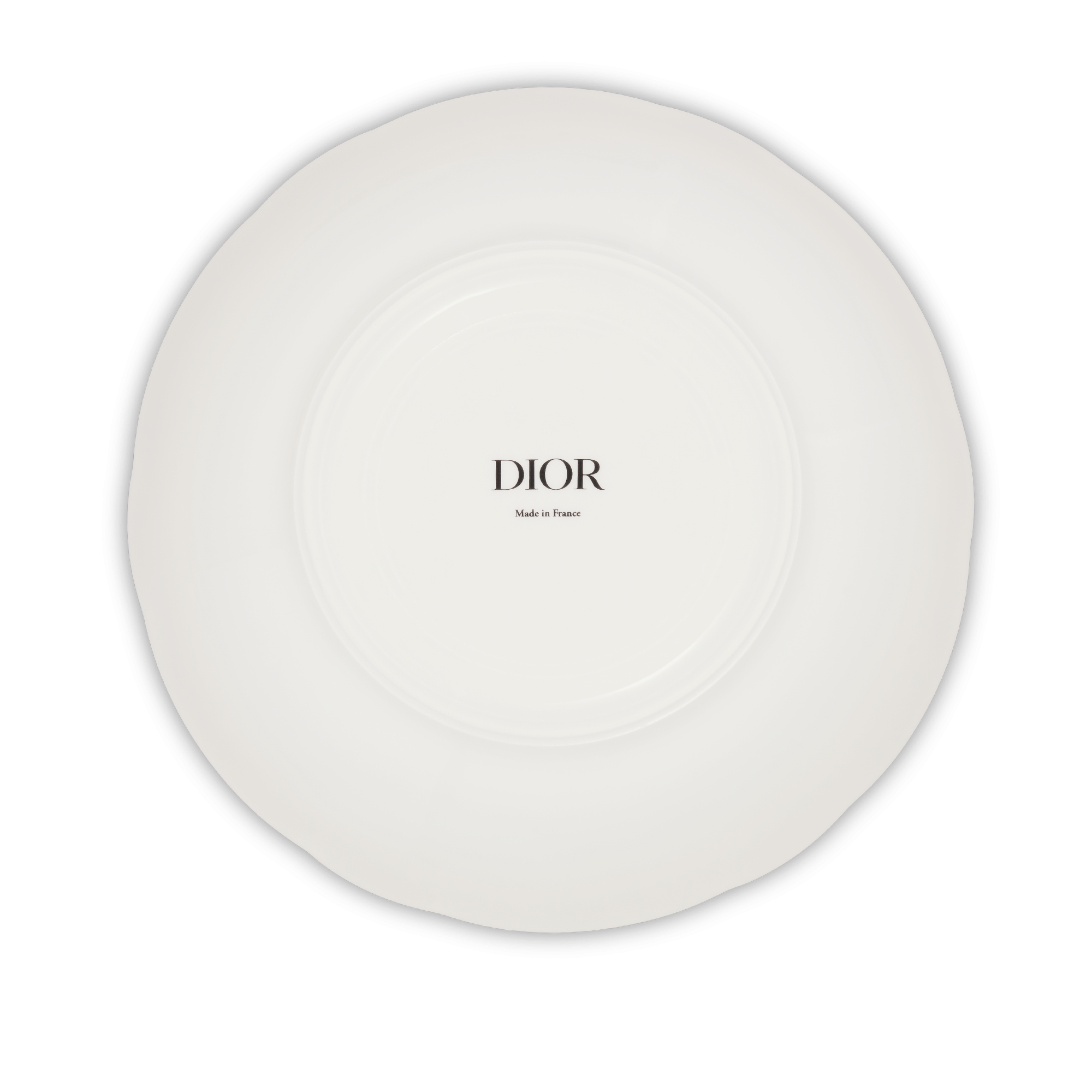 Pasta Plate Burgundy Toile de Jouy E08