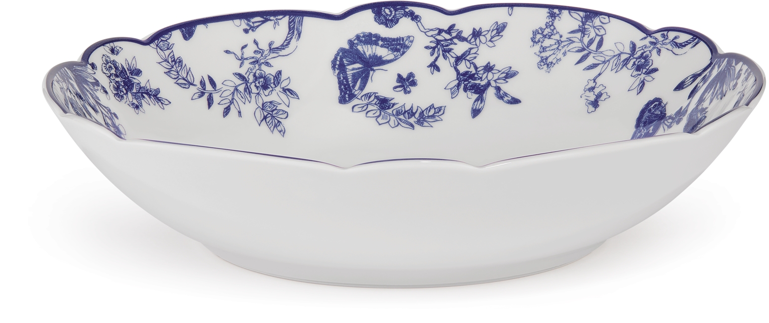 Pasta Plate White and Blue Toile de Jouy | DIOR
