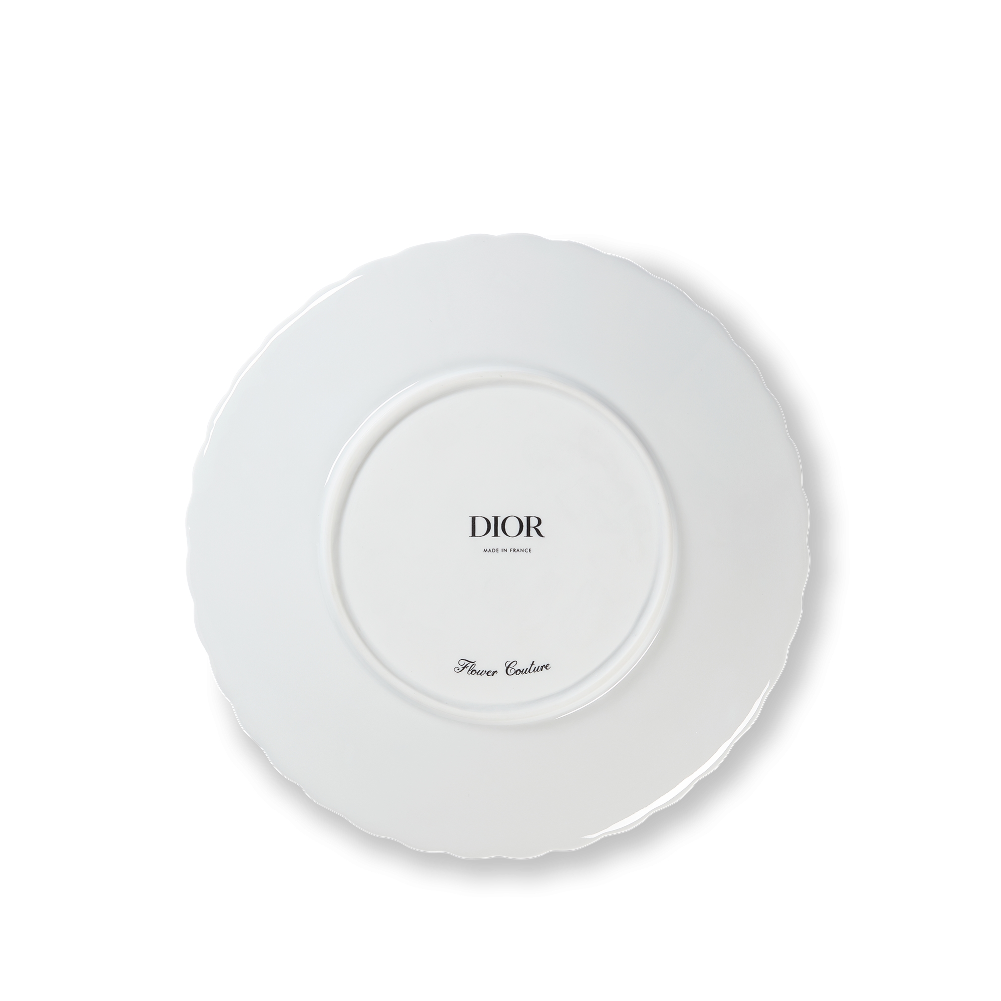 Dessert Plate Porcelain with Multicolor Daisy Motif and 24-Carat Gold E08