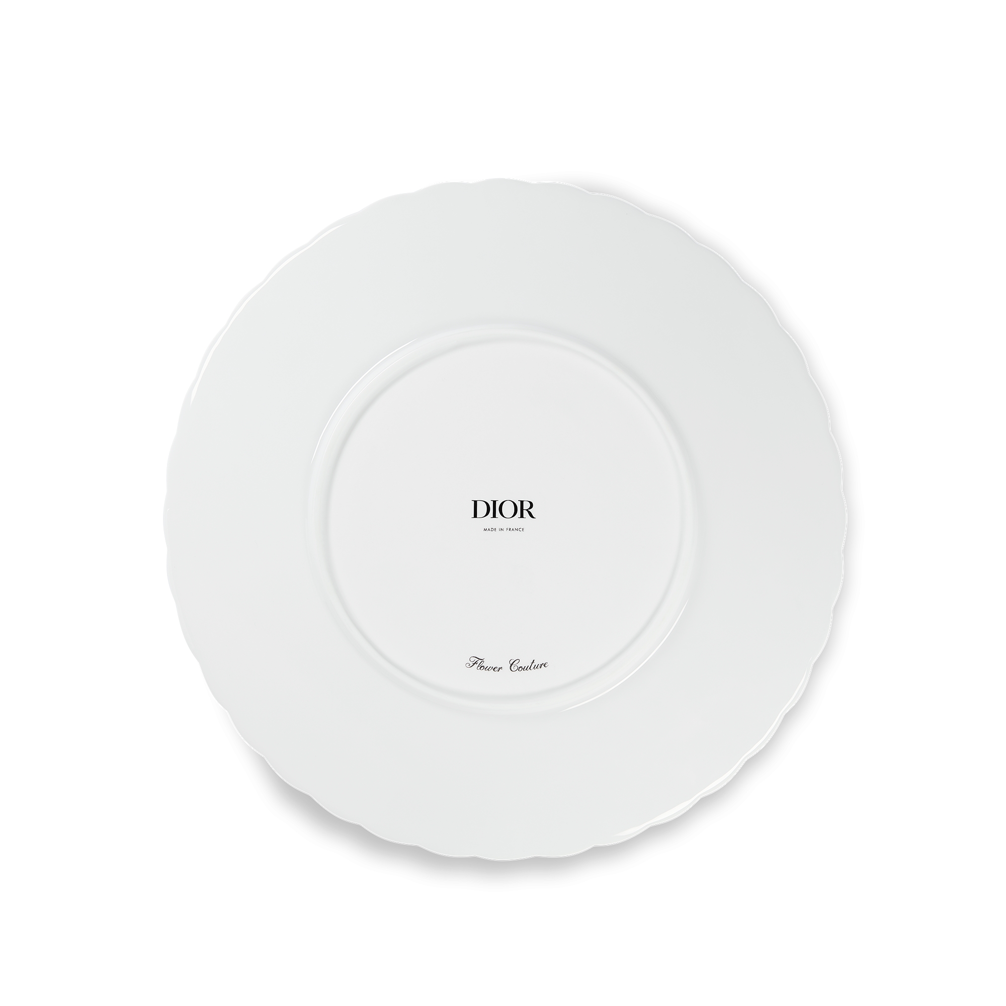 Dinner Plate Porcelain with Multicolor Pansy Motif and 24-Carat Gold E08