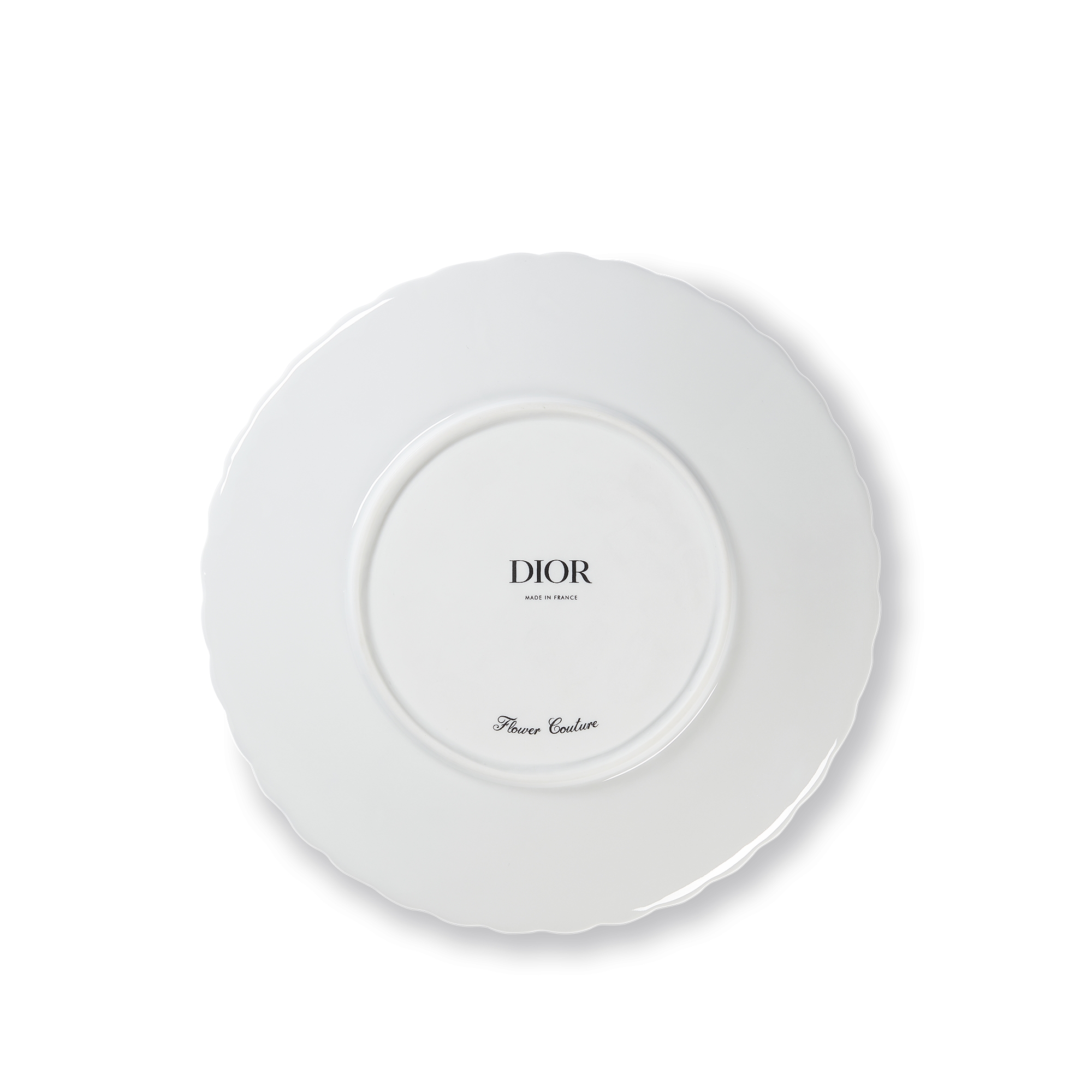 Dessert Plate Porcelain with Multicolor Clover Motif and 24-Carat Gold E08