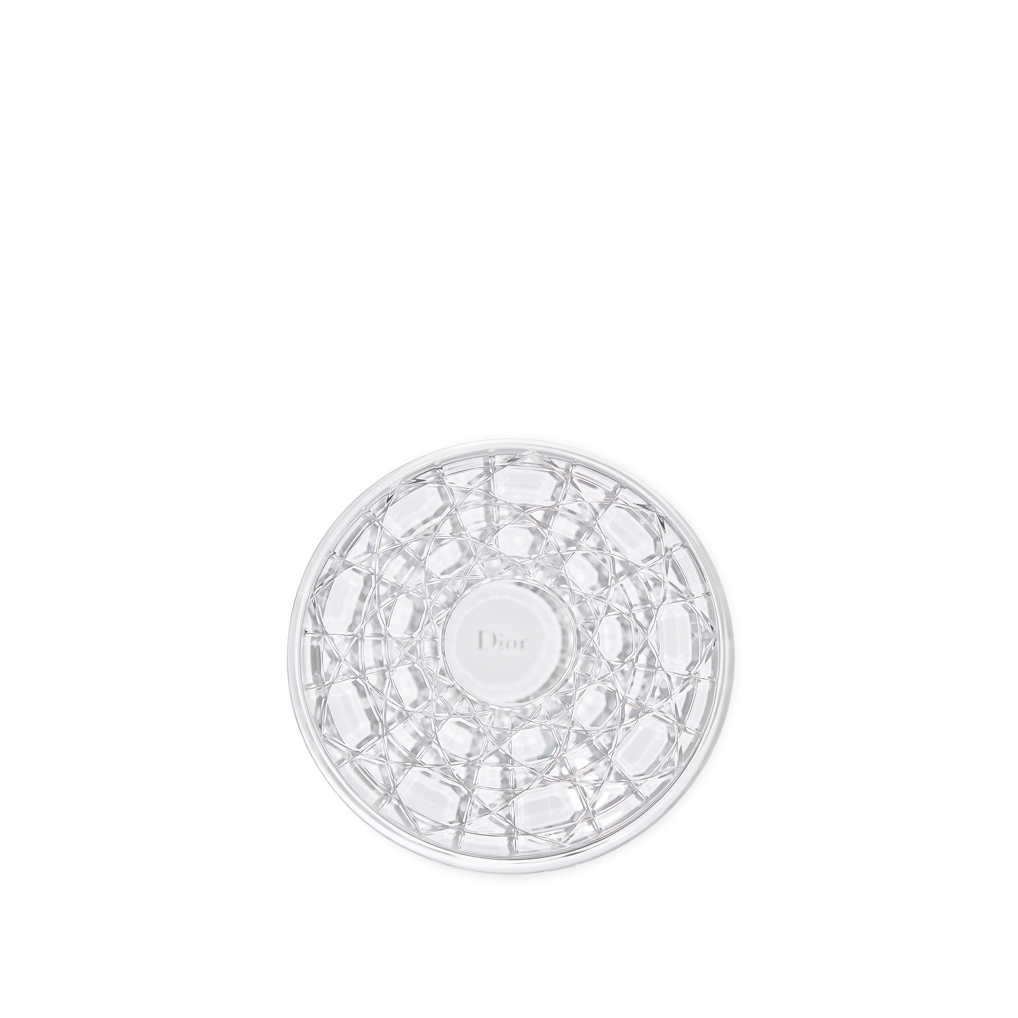 Side Plate Crystal with Cannage Motif E08