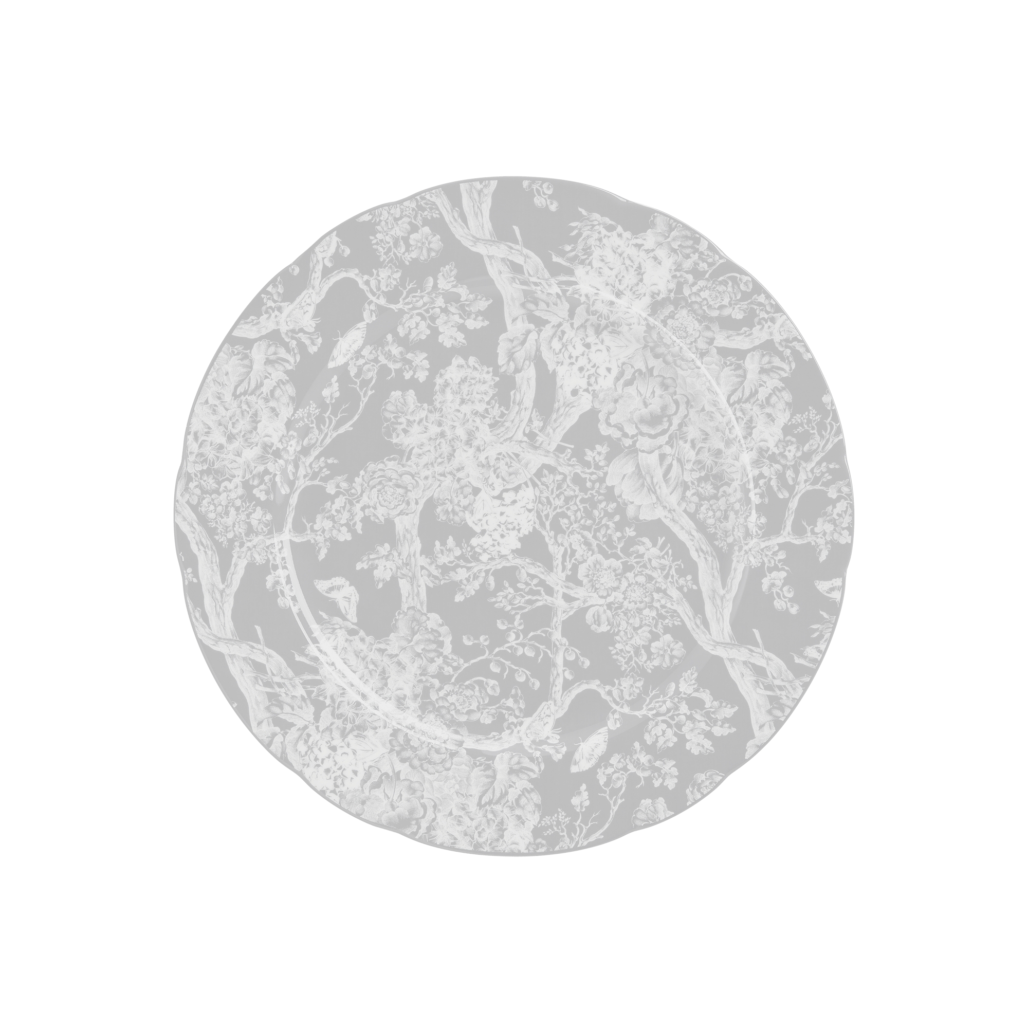  Gray Toile de Jouy Hydrangea