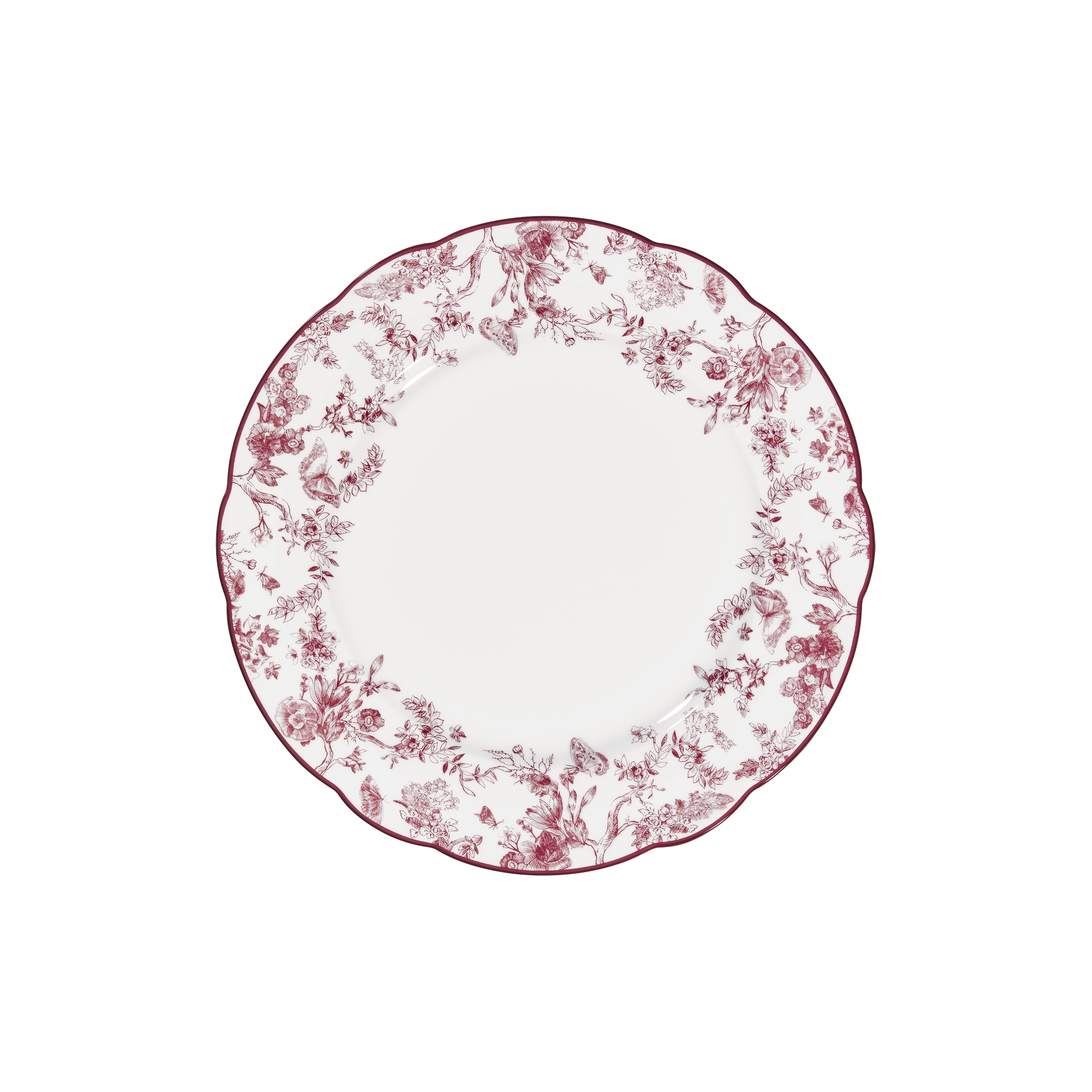  Burgundy Toile de Jouy