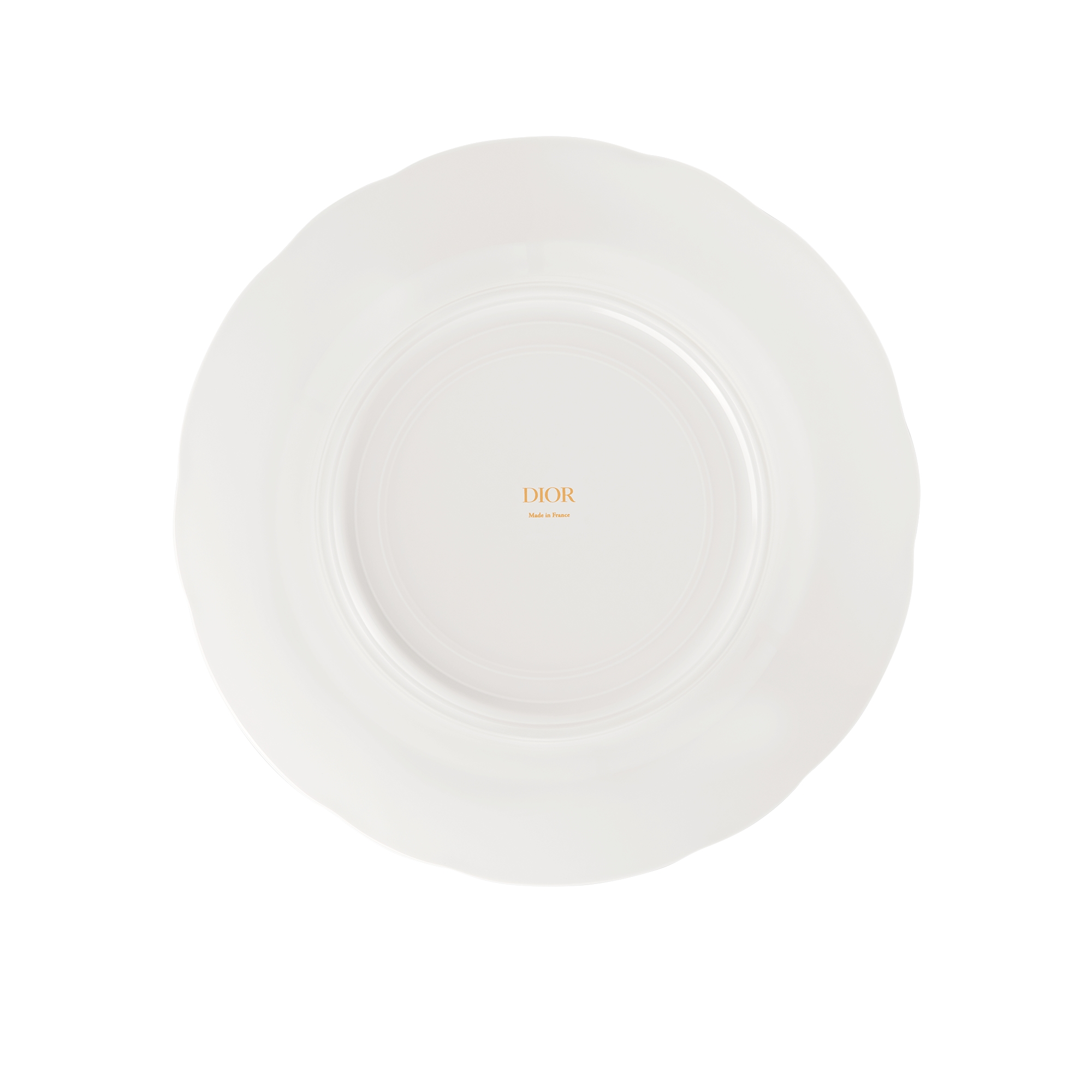 Dinerbord Grijs Toile de Jouy-motief E08