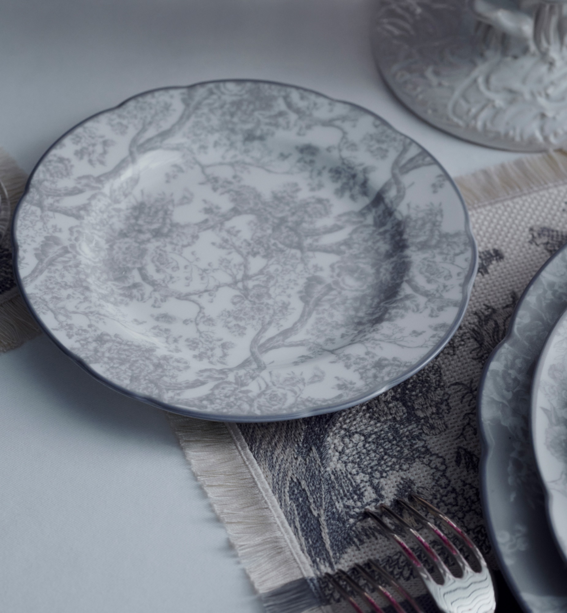 사이드 접시 Toile de Jouy E13