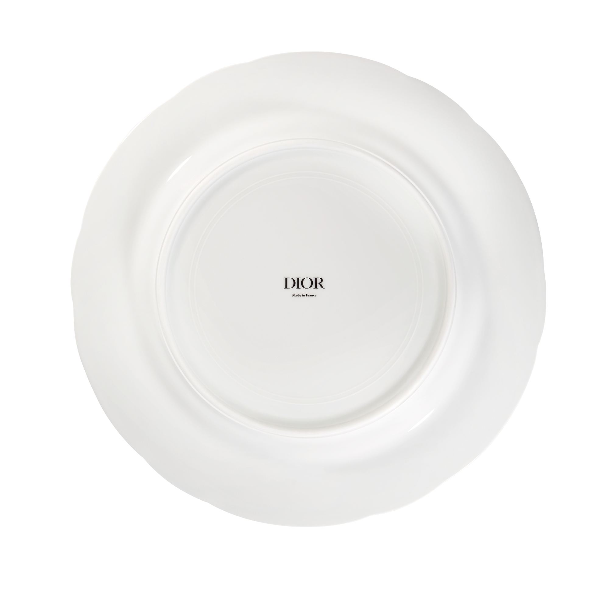 Assiette de présentation Toile de Jouy Hortensia, bleu E08