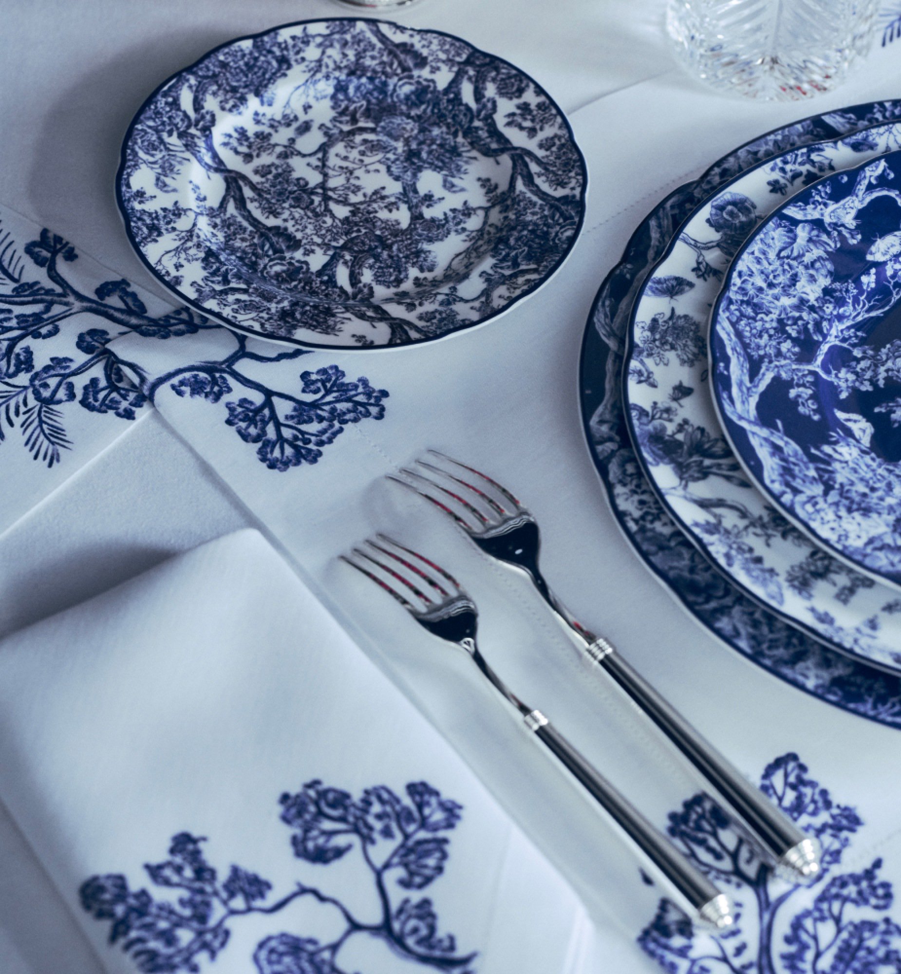 Side Plate Blue Toile de Jouy | DIOR