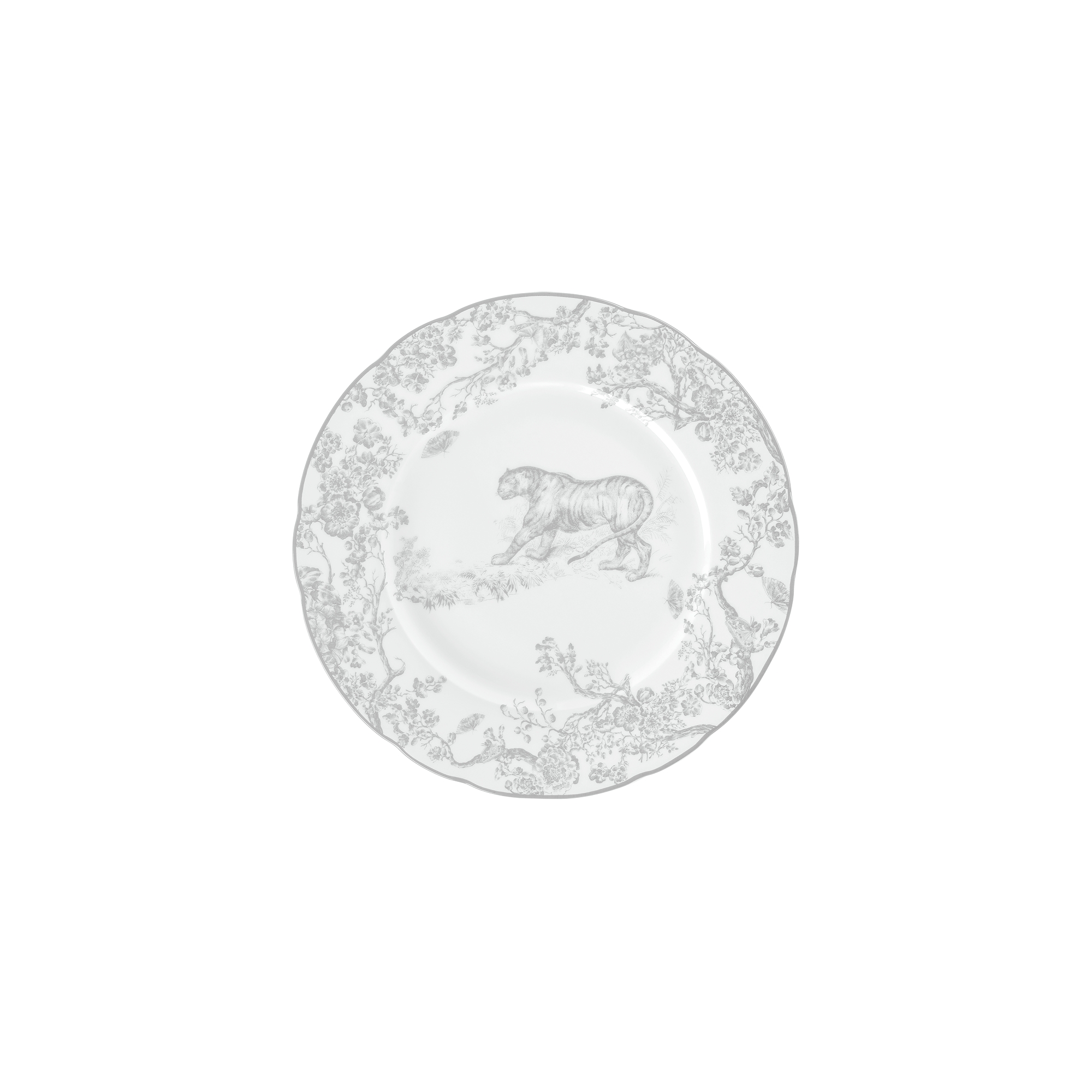  Gray Toile de Jouy Tiger