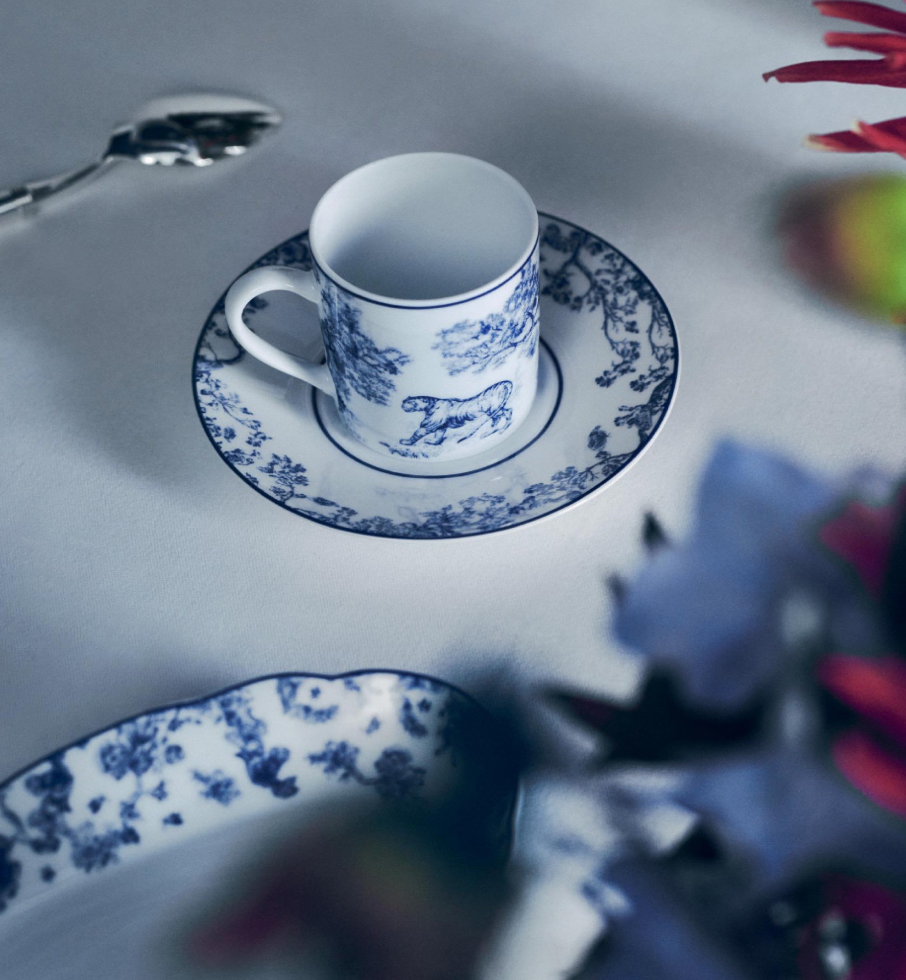 Coffee Cup Saucer Blue Toile de Jouy | DIOR