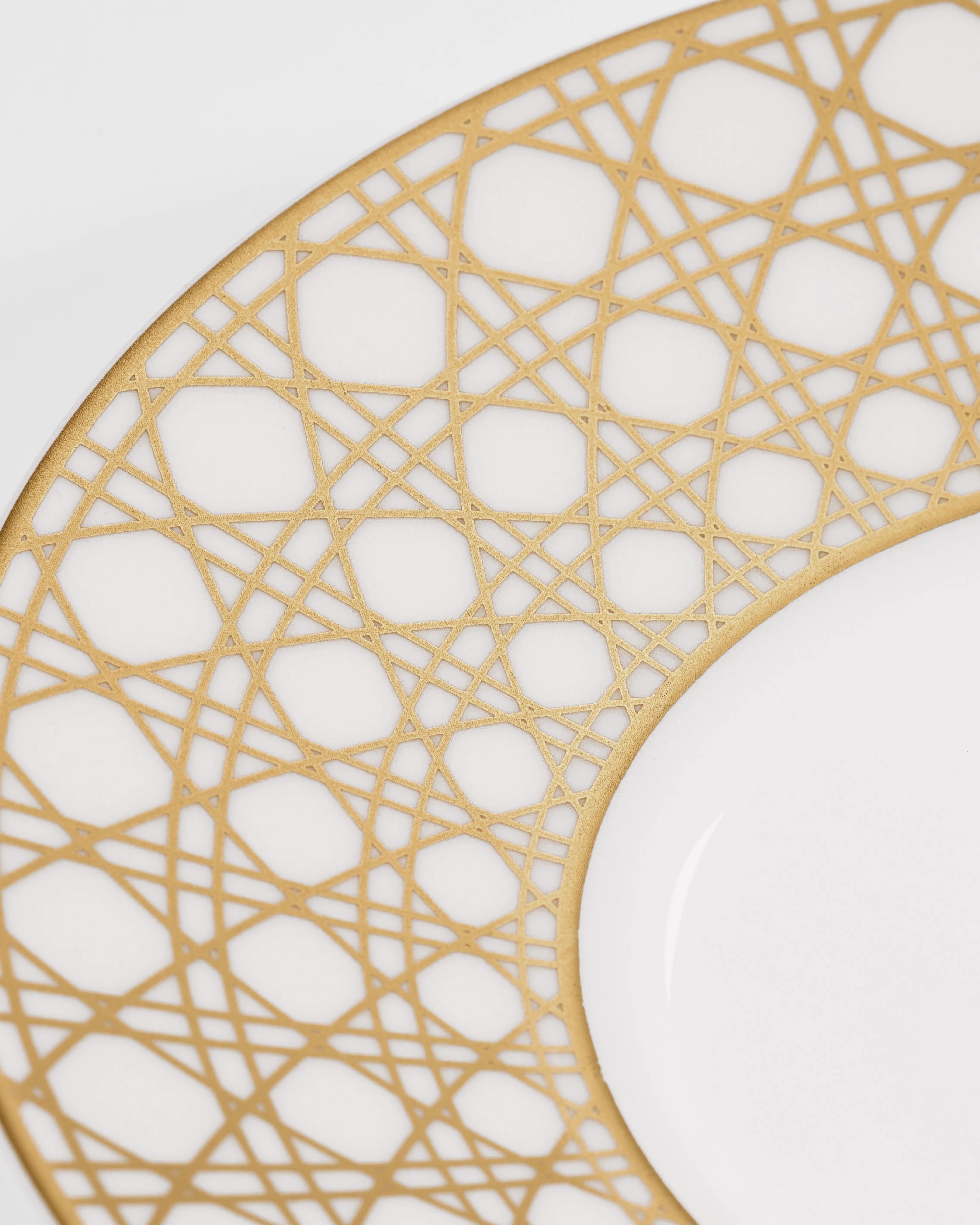 Teacup Saucer Gold-Tone Cannage Montaigne | DIOR HK