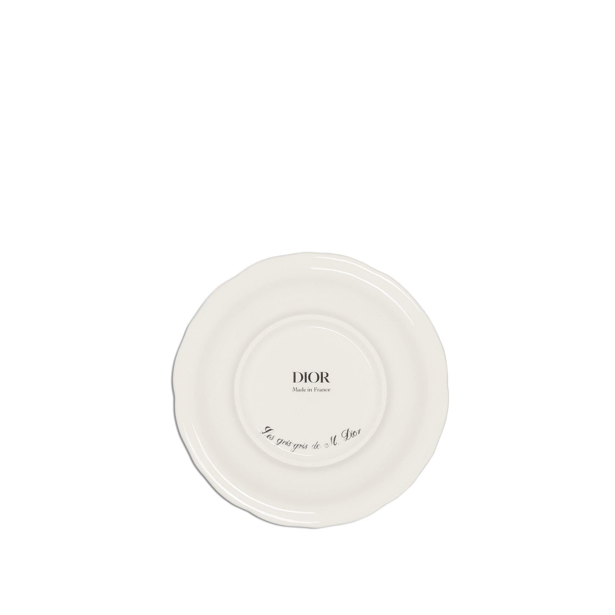 Kaffeeuntertasse Keramik mit Kleemotiv E08