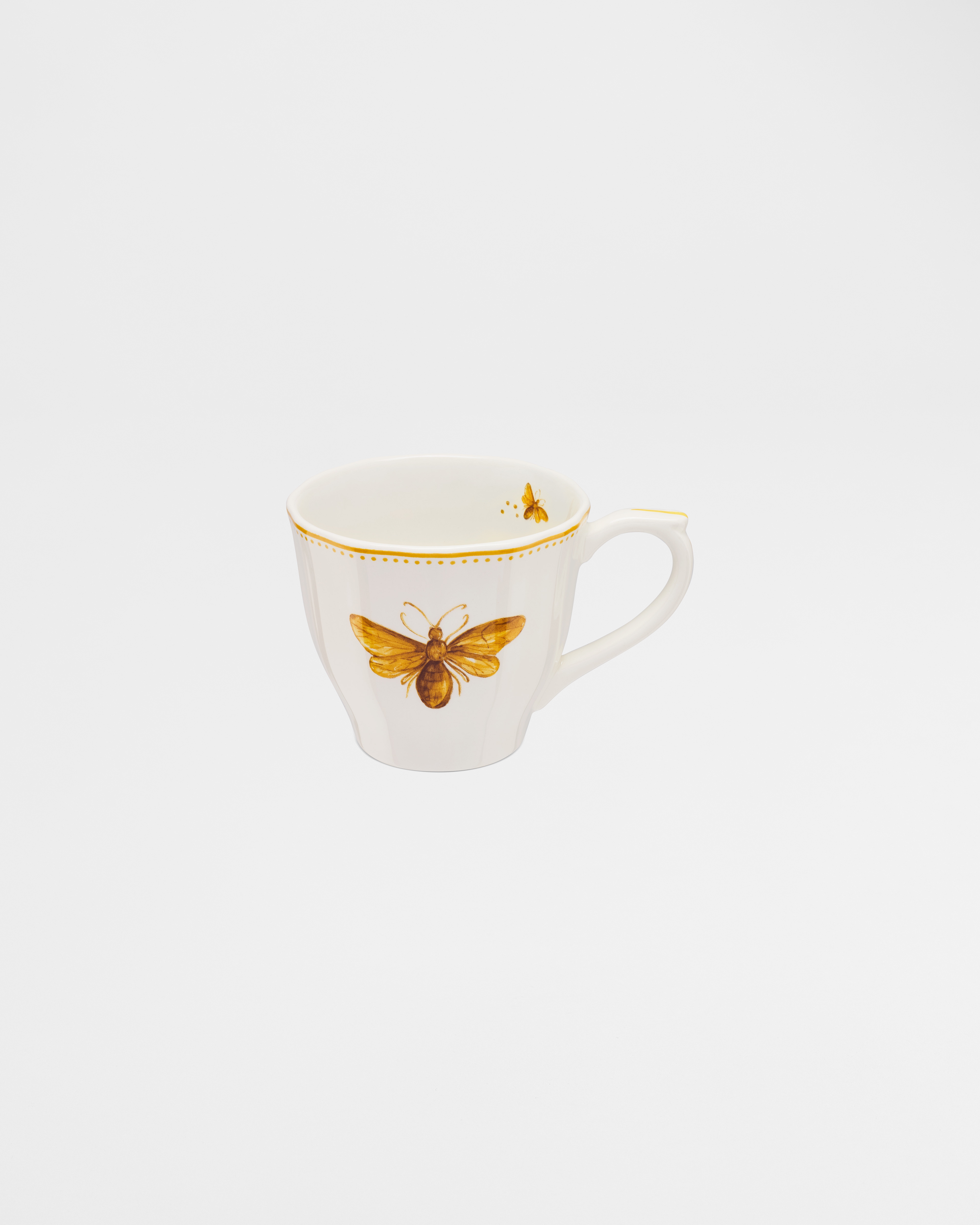 Teacup Ceramic with Bee Motif E01