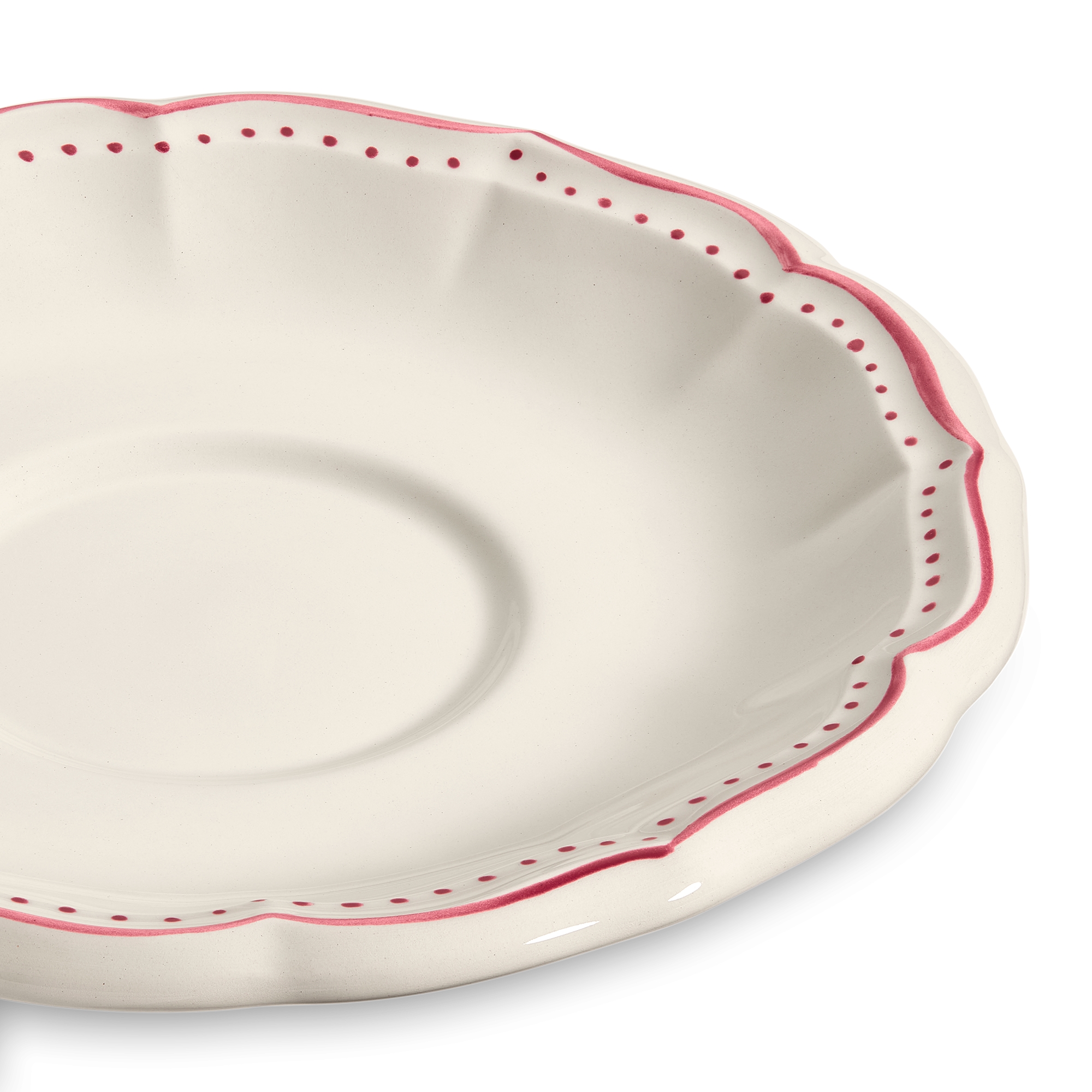 茶杯碟 玫瑰圖案陶瓷 E09