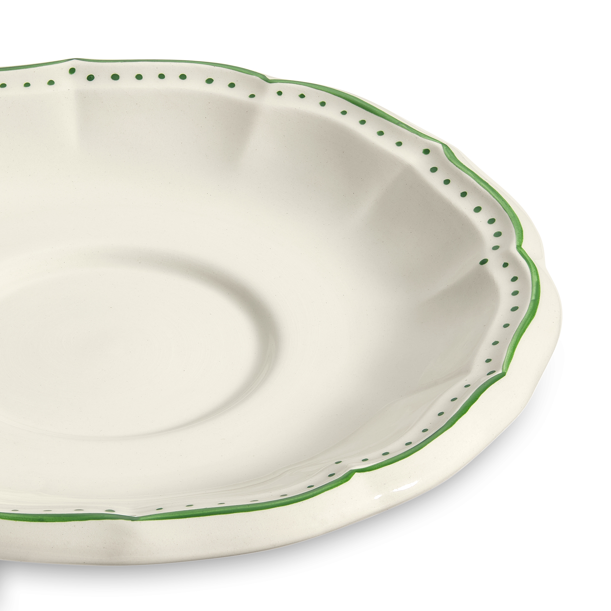 Theeschotel Keramiek met klavermotief E09