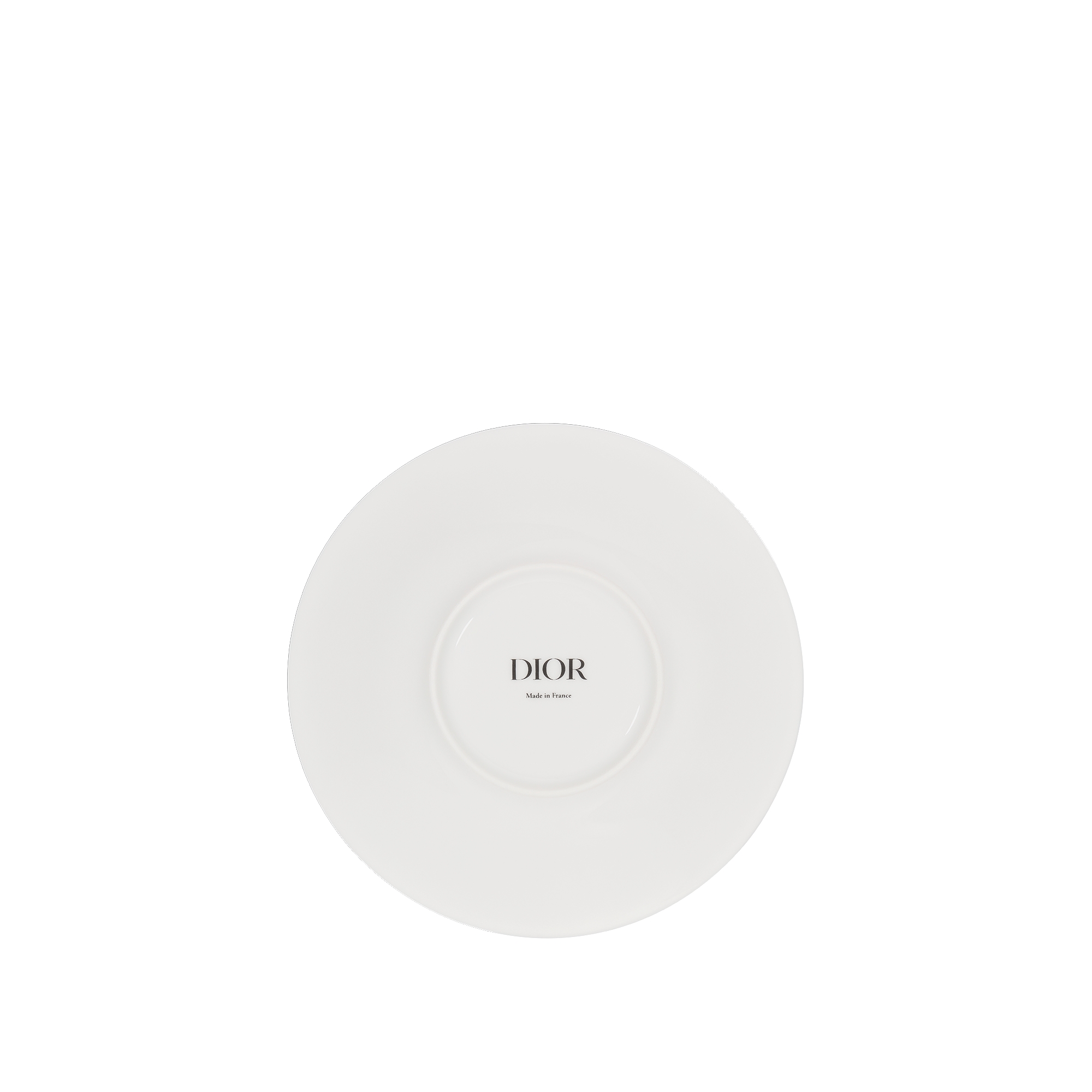 จานรองถ้วยกาแฟ ลาย Toile de Jouy สีเบอร์กันดี E08