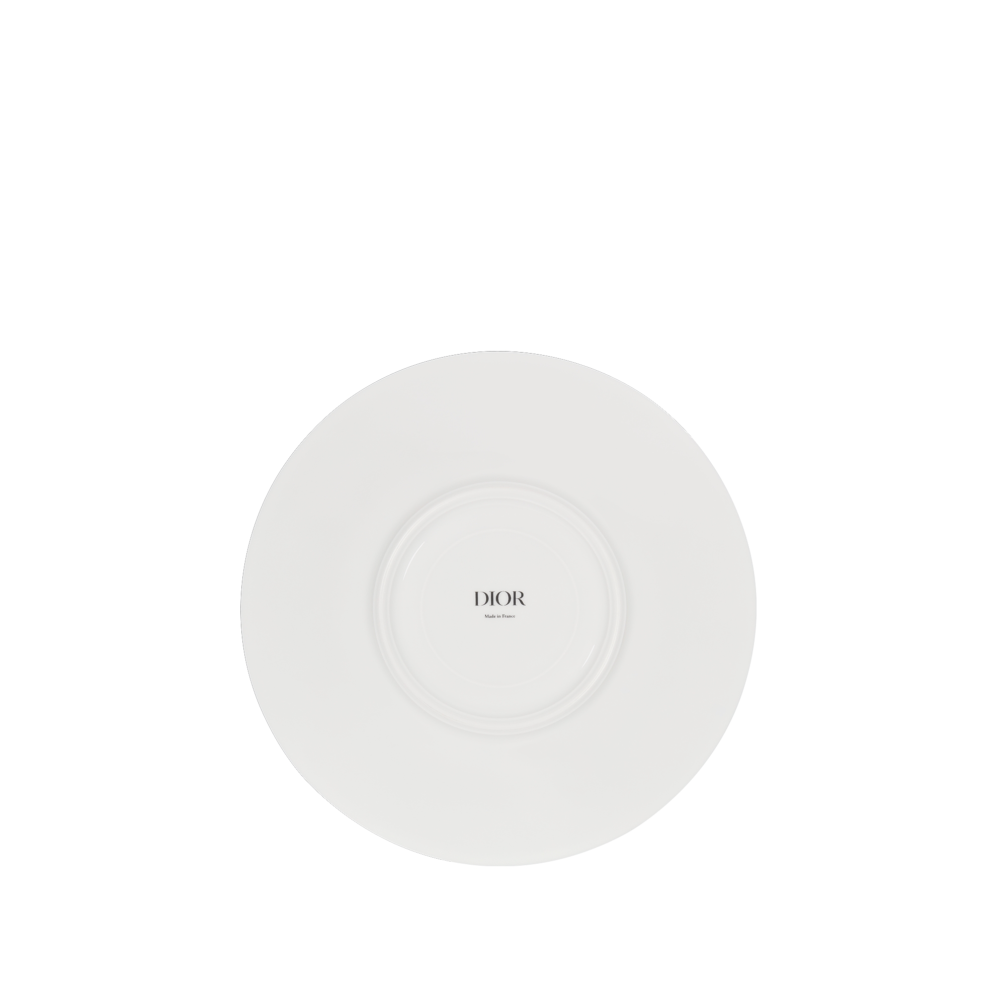 Sous-tasse à thé Toile de Jouy, bordeaux E08