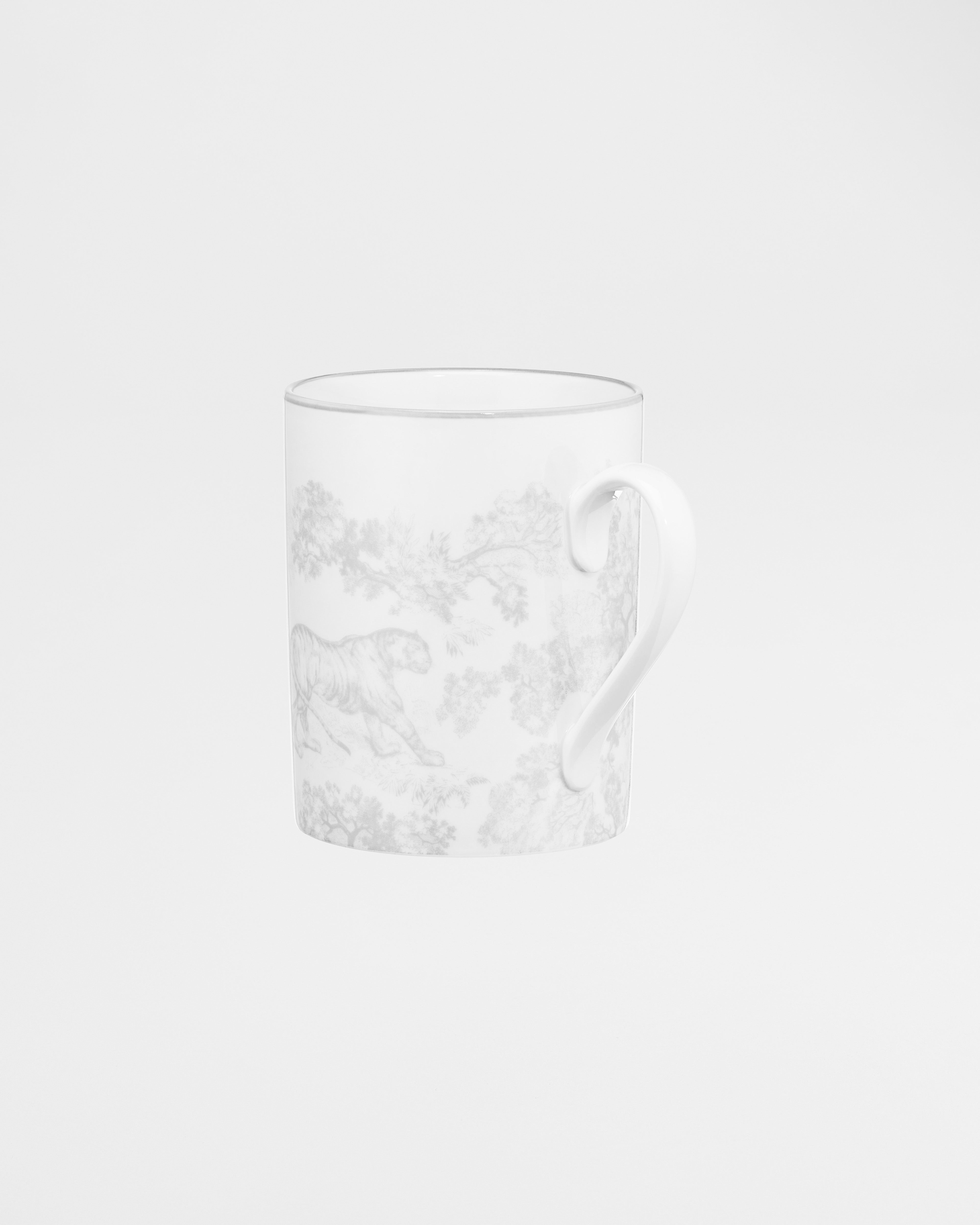 Mug Toile de Jouy, Gray E03
