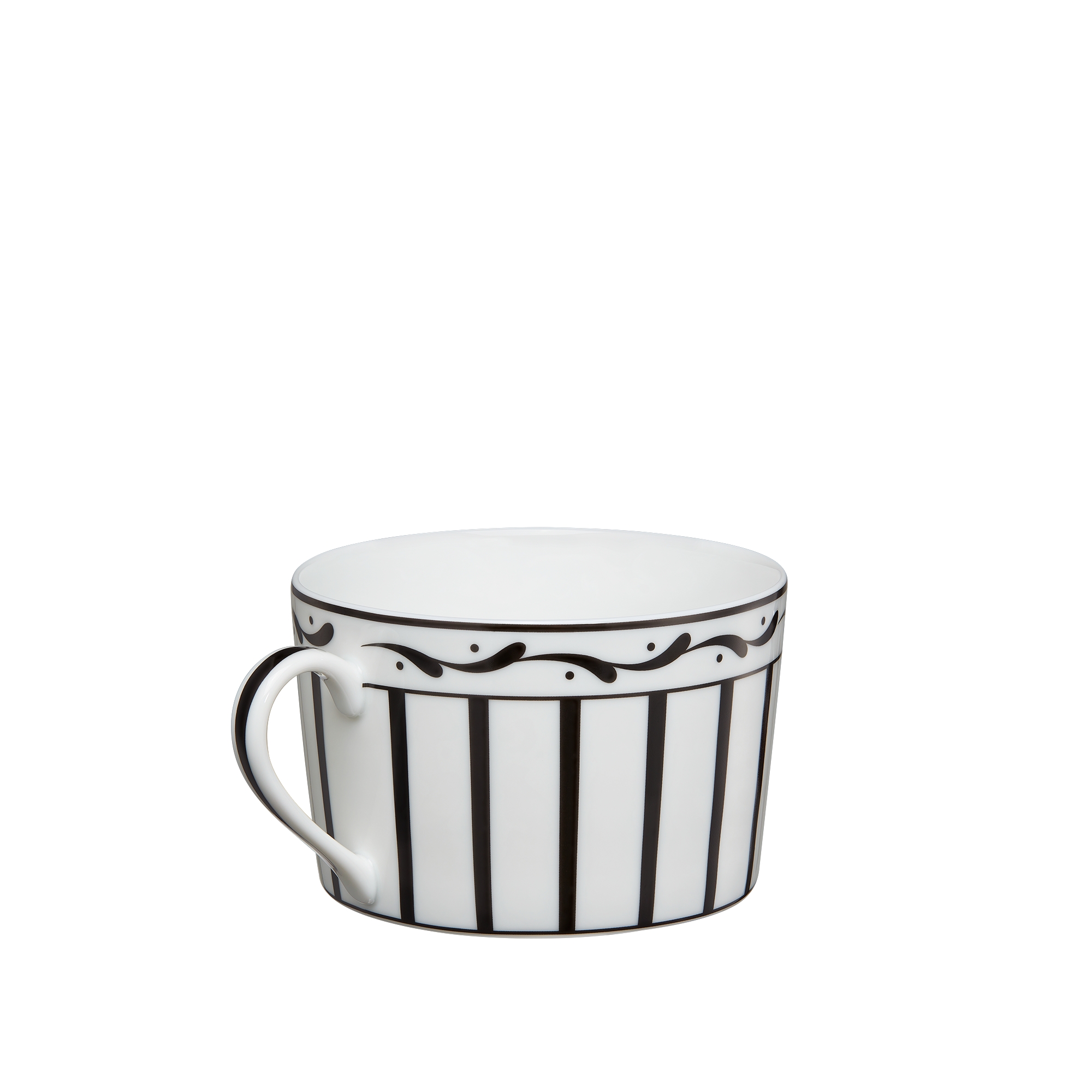 Breakfast Cup White and Black Monsieur Dior E05