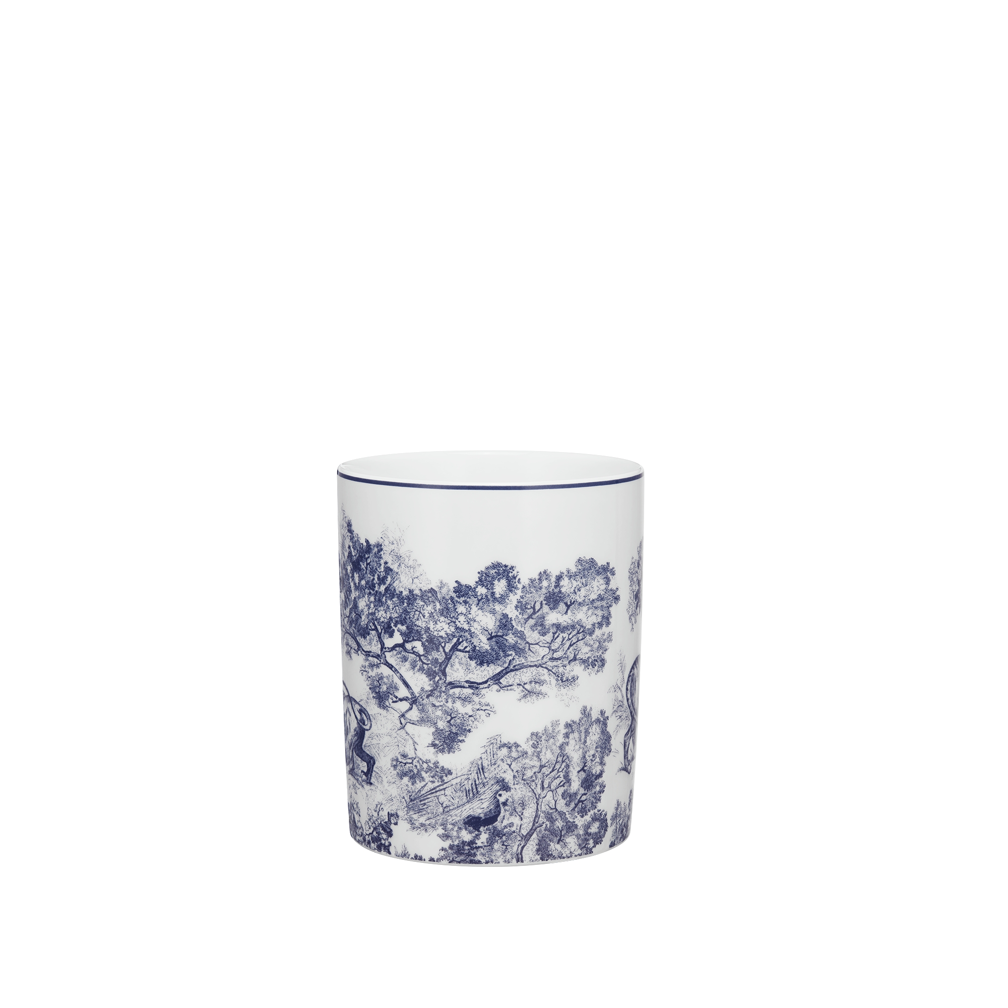 Becher Toile de Jouy in Blau E09