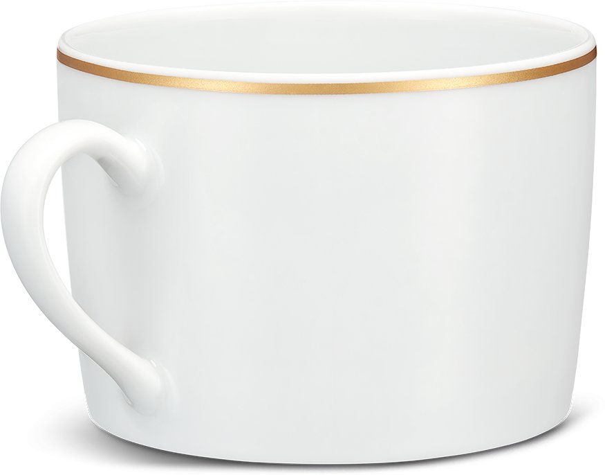 Tazza da caffè bianca Antinea Filo Platino Richard Ginori
