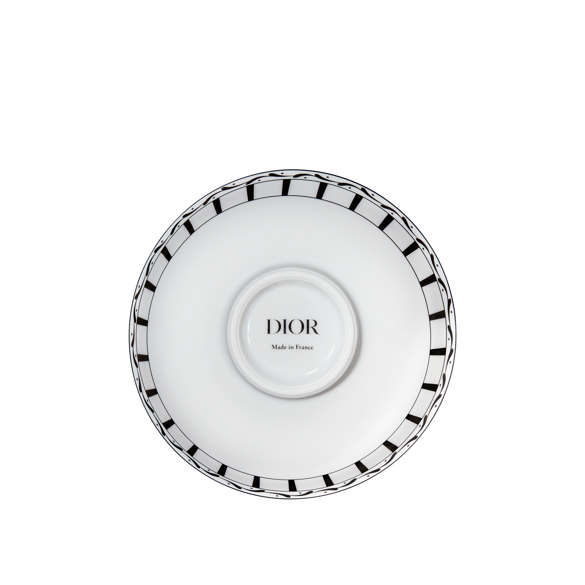 Reisschale Monsieur Dior in Schwarz und Weiß E08