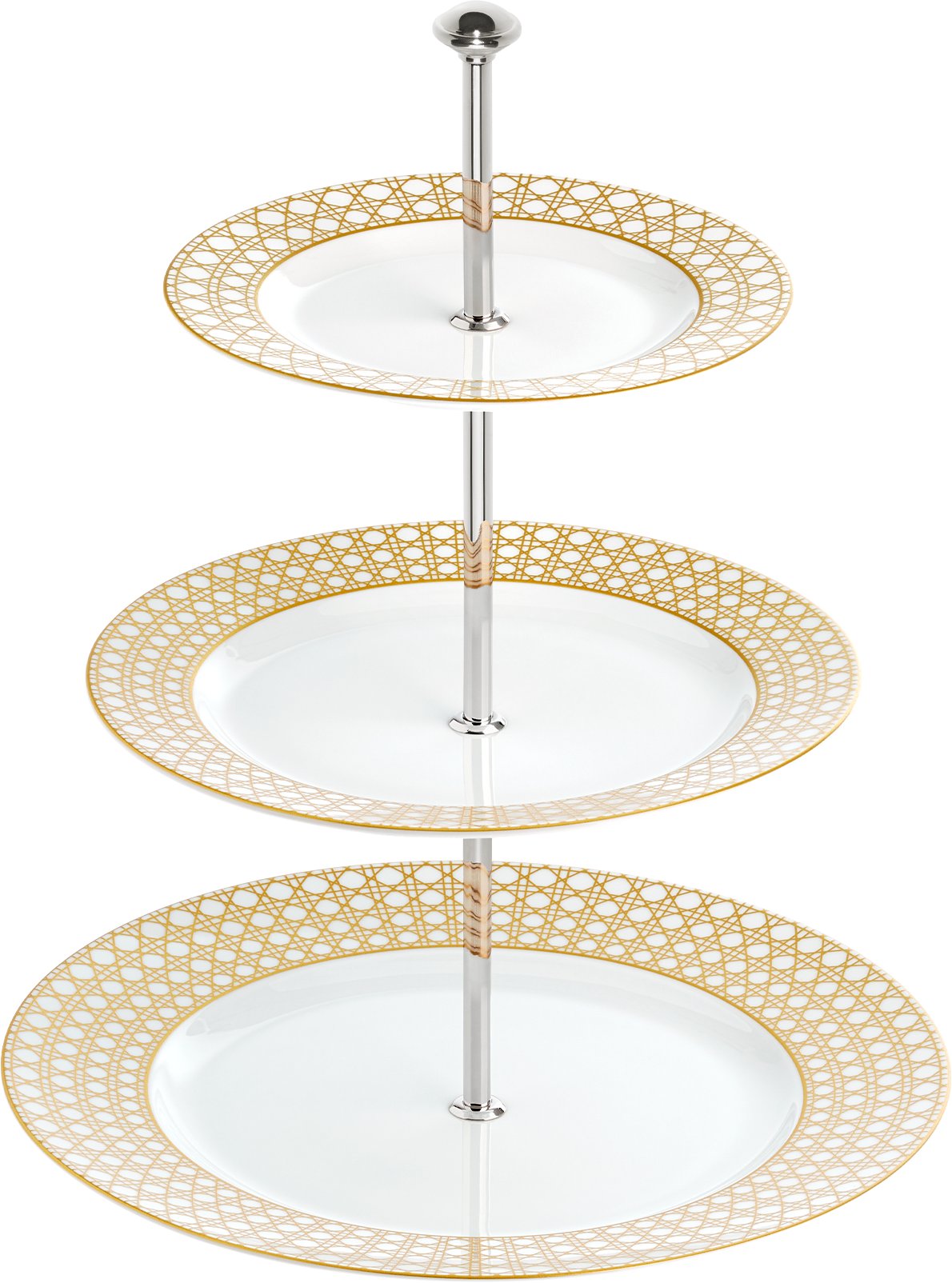 Three-Tiered Cake Stand Front view