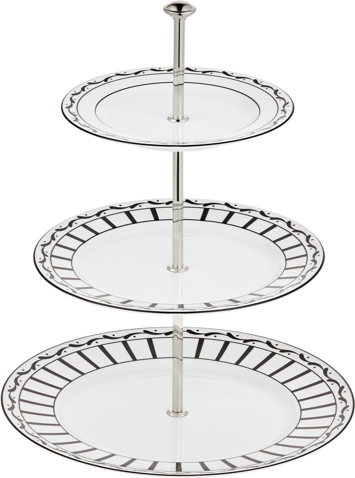 Three-Tiered Cake Stand Front view
