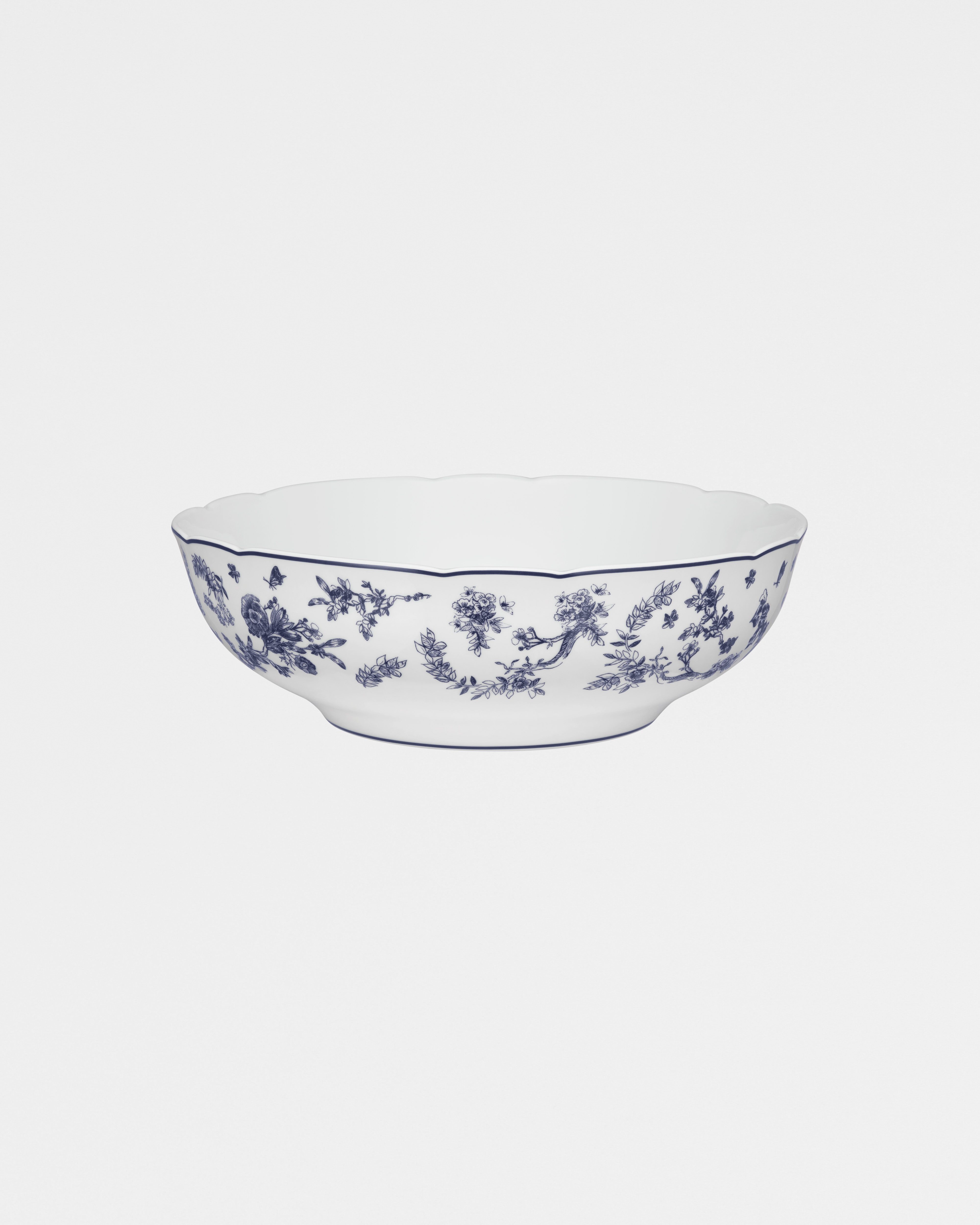 Insalatiera Toile de Jouy, blu E03