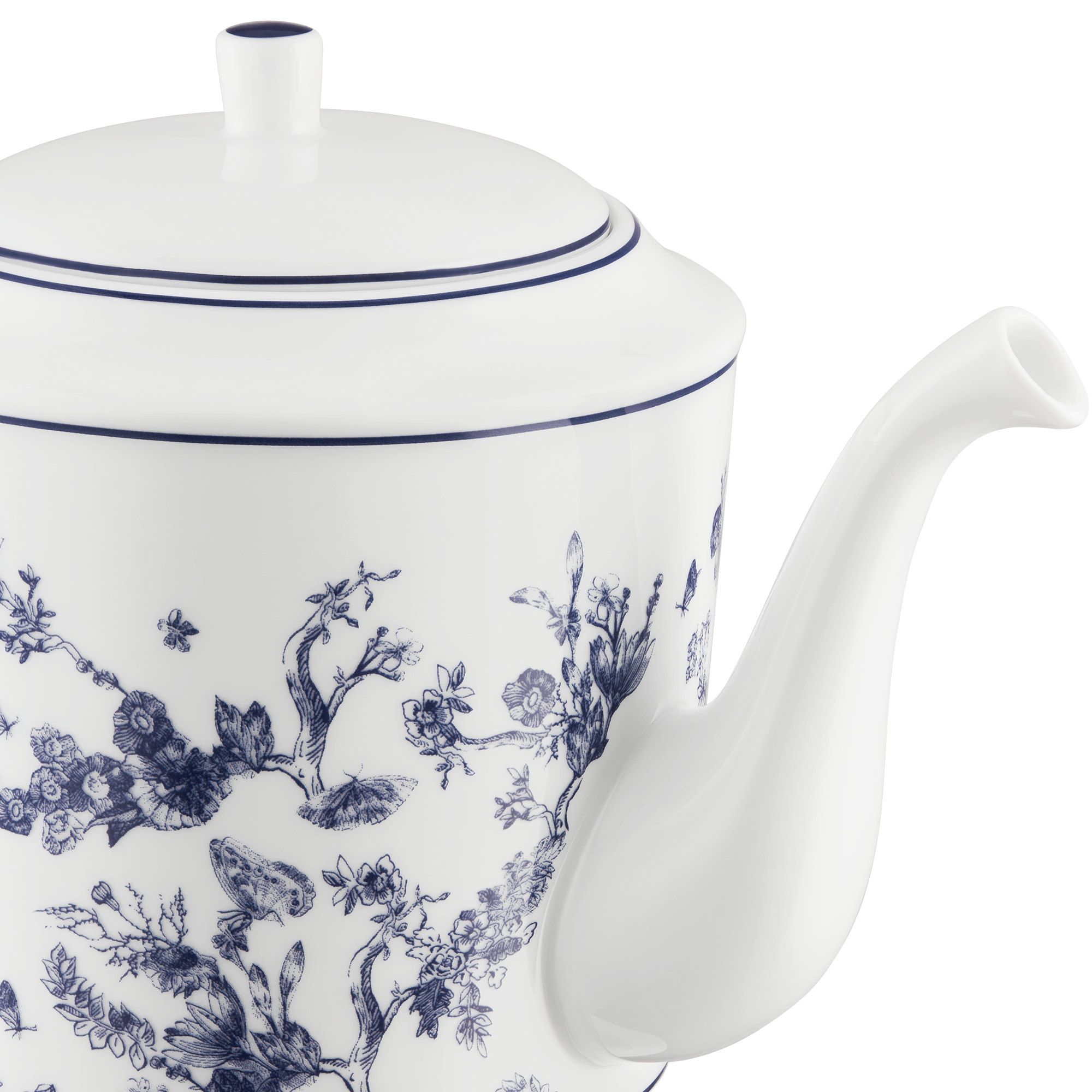 Teapot Blue Toile de Jouy E09