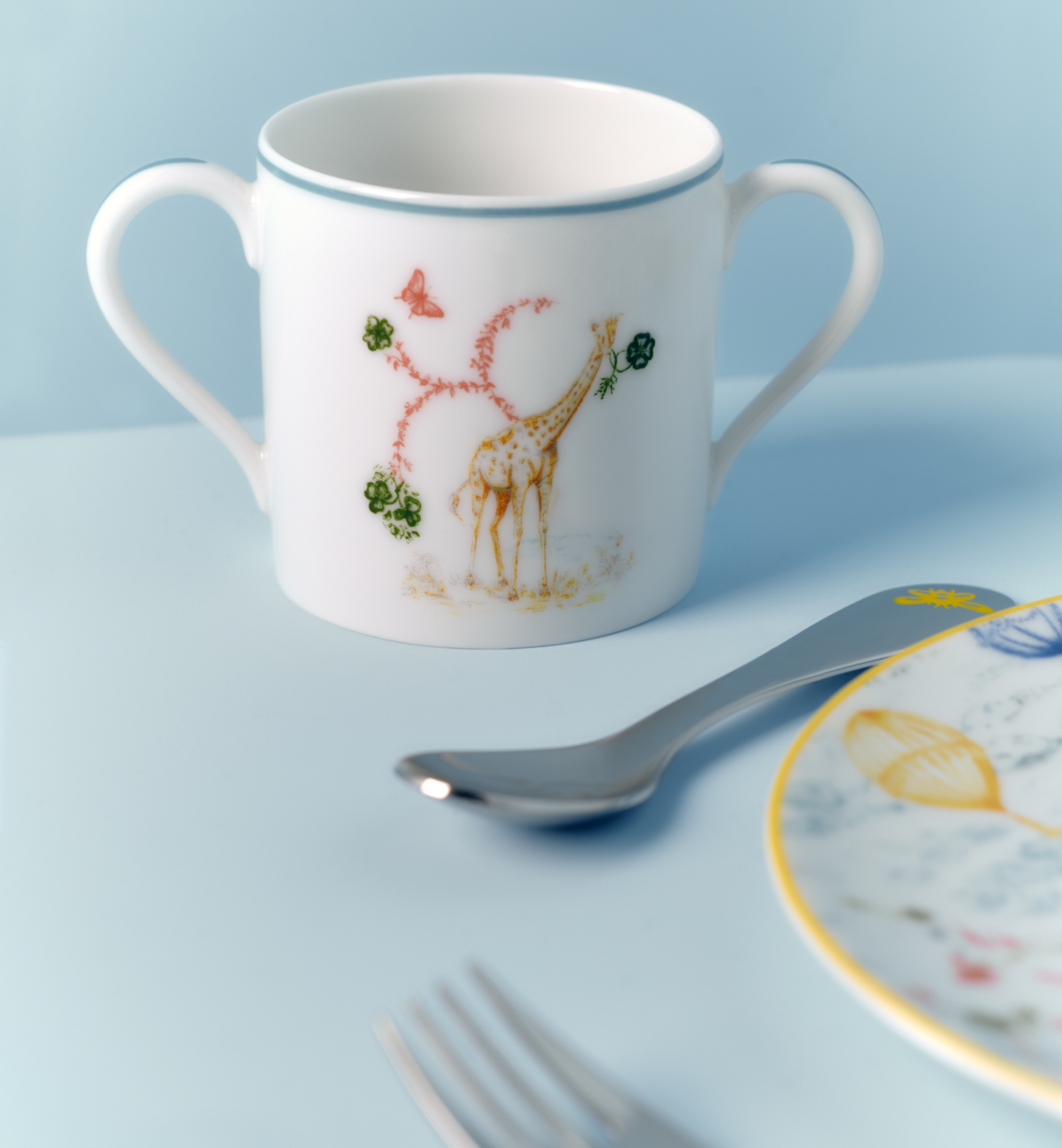 Mi primera vajilla Toile de Jouy Innocence multicolor E14