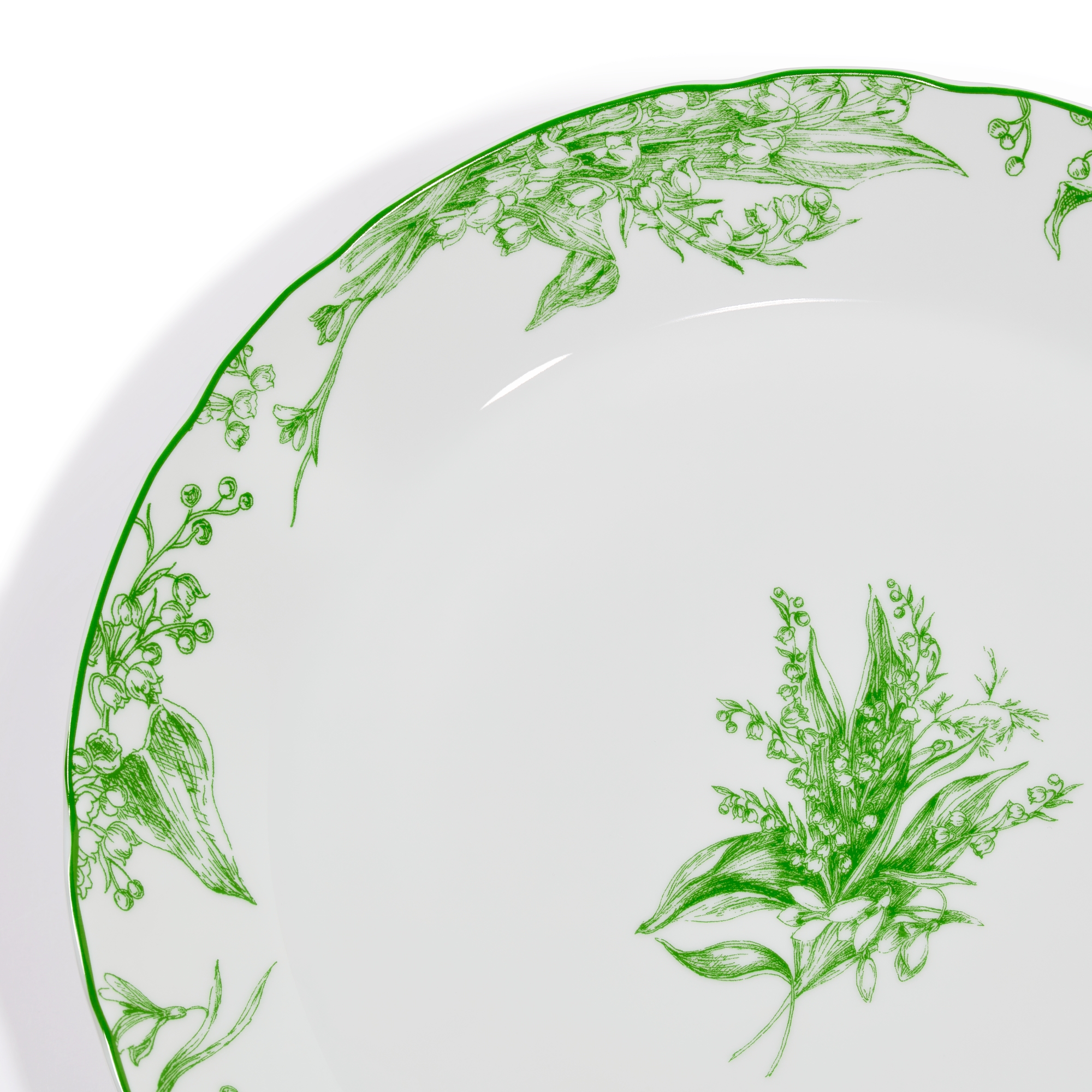 딥 라운드 플래터 Lily of the Valley, 그린 E09