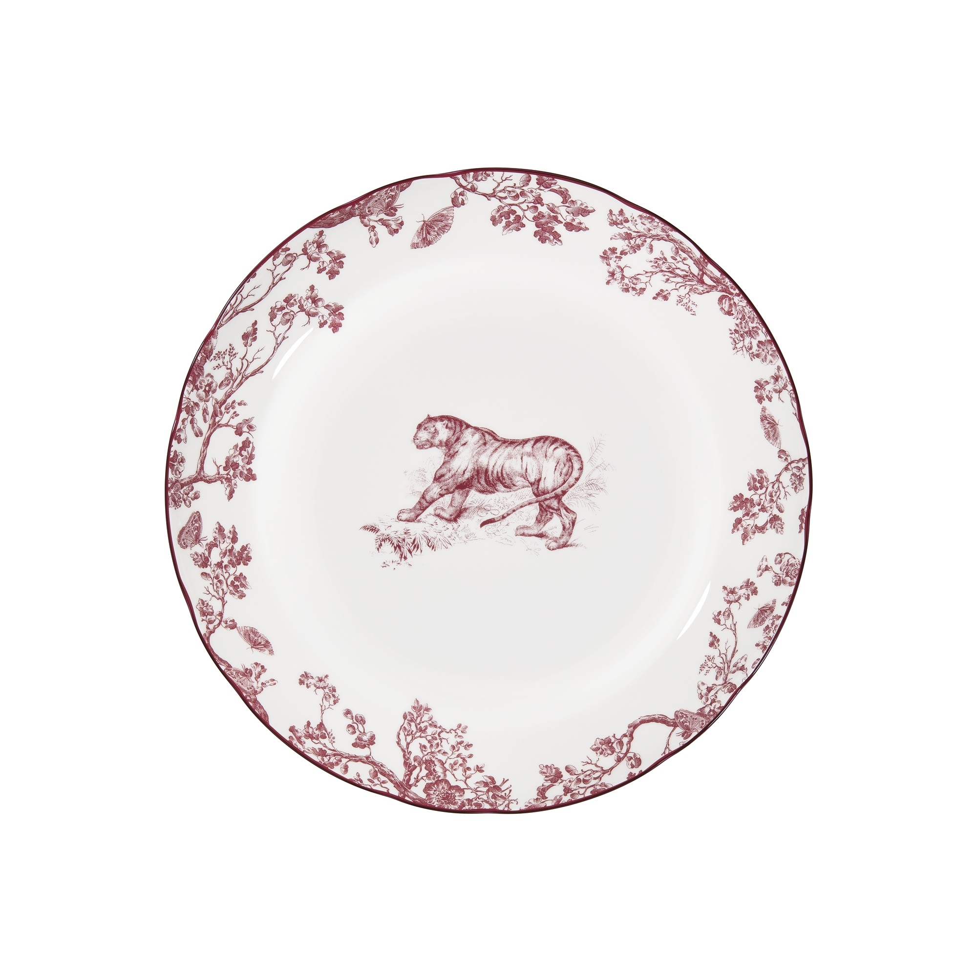  Burgundy Toile de Jouy
