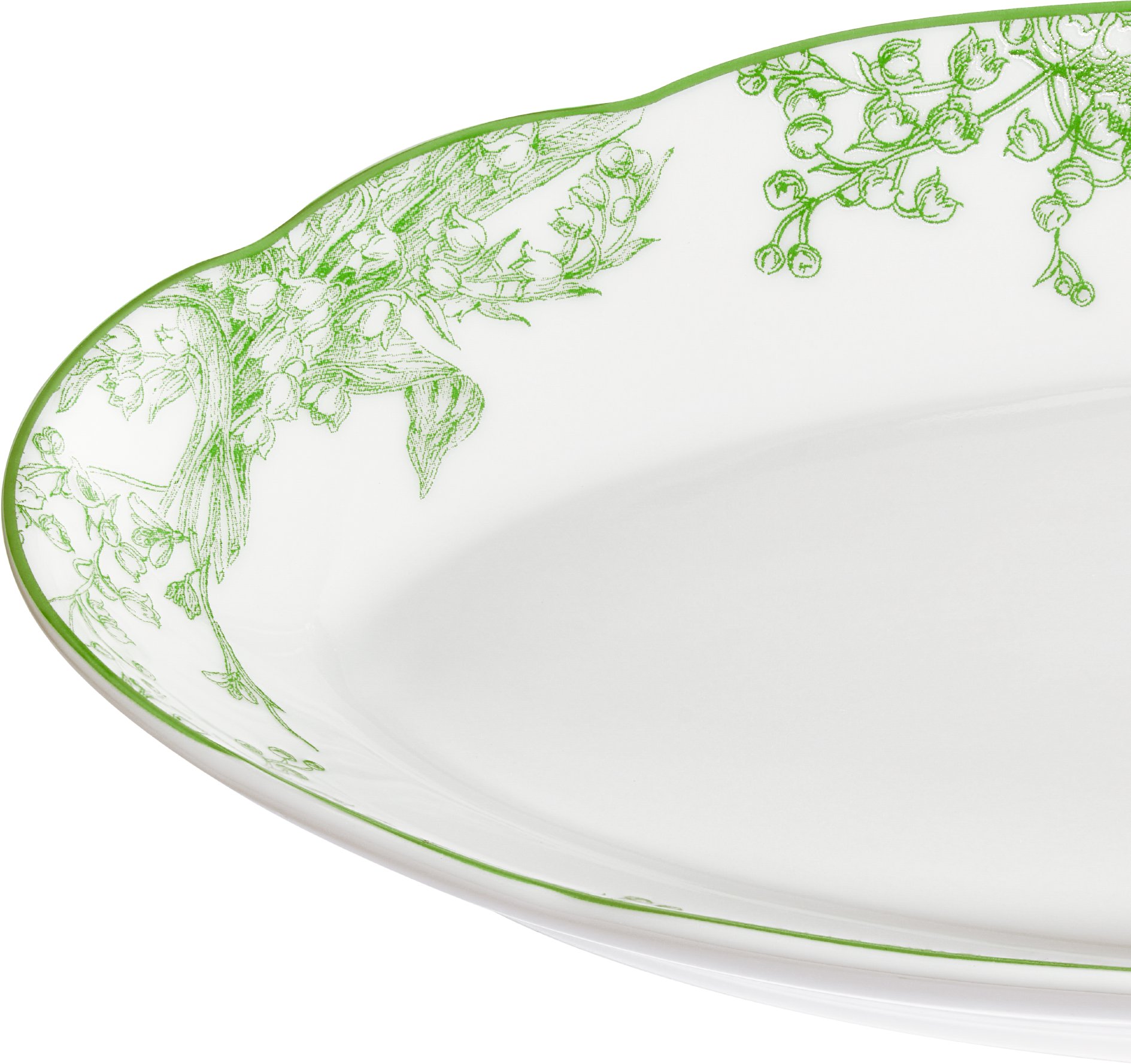Piatto da antipasto Lily of the Valley, verde DIOR