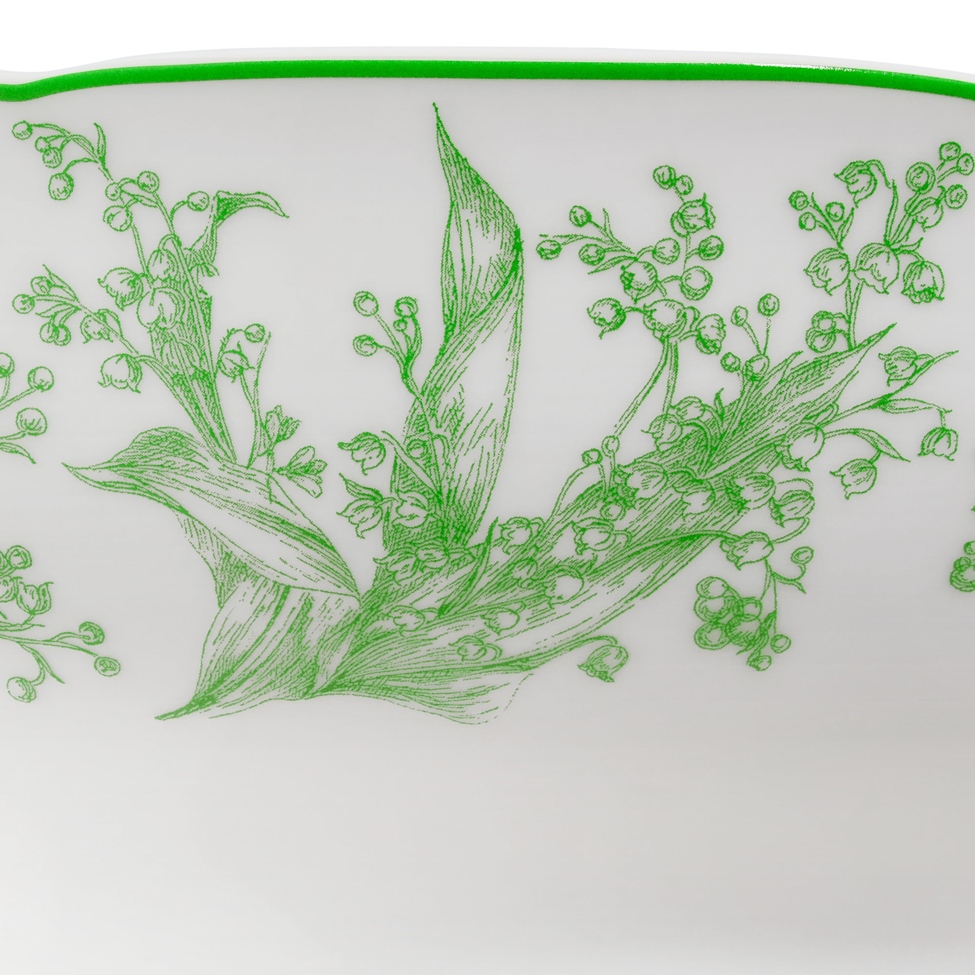 Salatschüssel Lily of the Valley in Grün E11