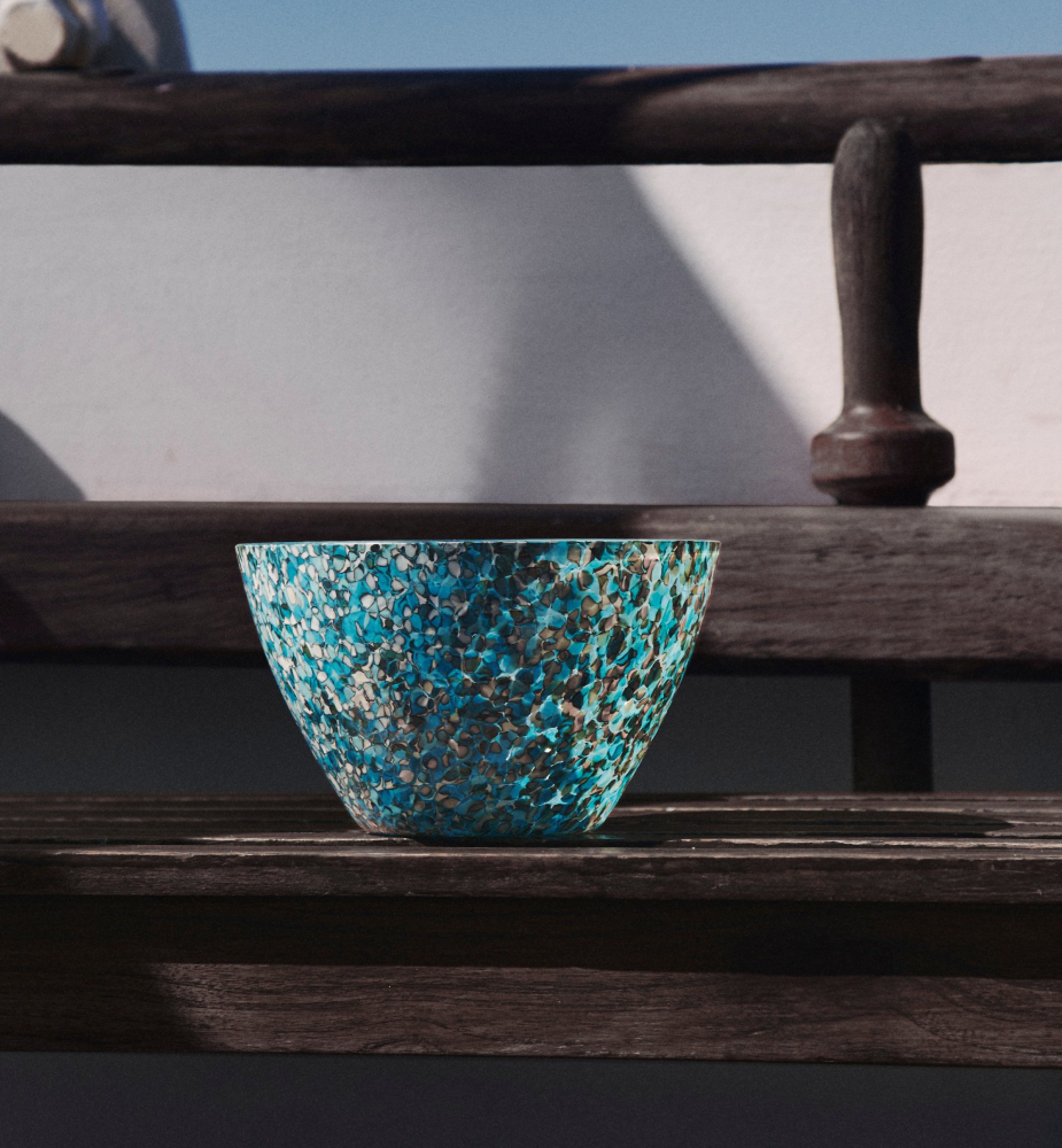 Macchia su Macchia Salad Bowl La Vague, Blue DIOR