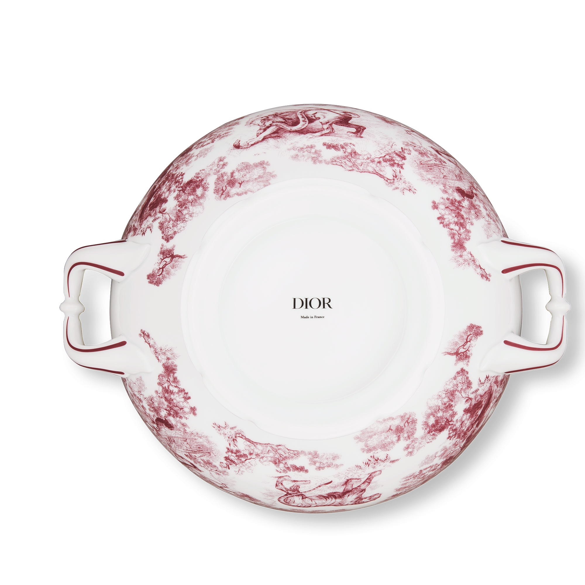 Tureen Burgundy Toile de Jouy E08