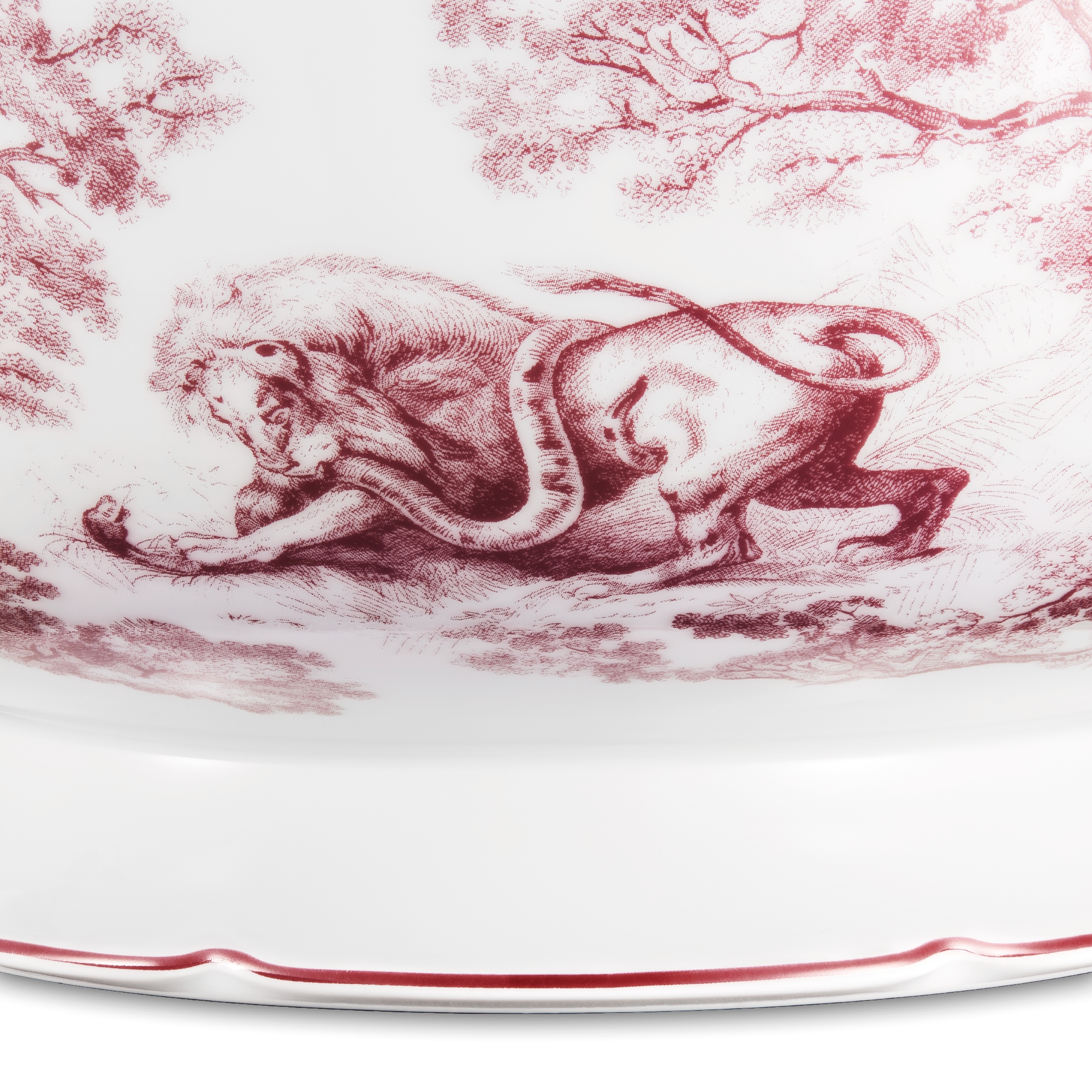 Tureen Burgundy Toile de Jouy E10