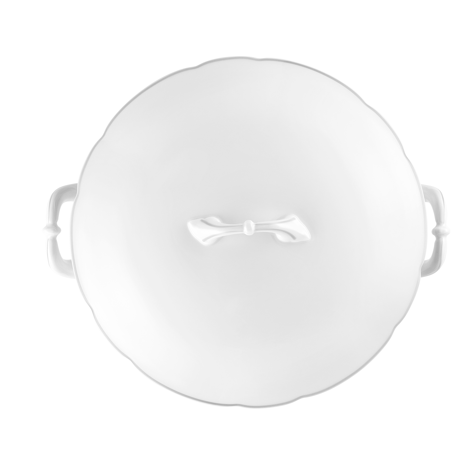 Terrine Toile de Jouy in Grau E01