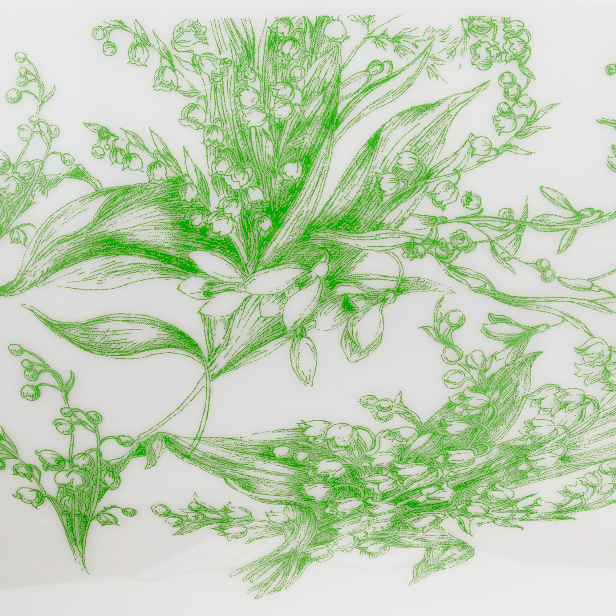 Terrine Lily of the Valley, groen E10