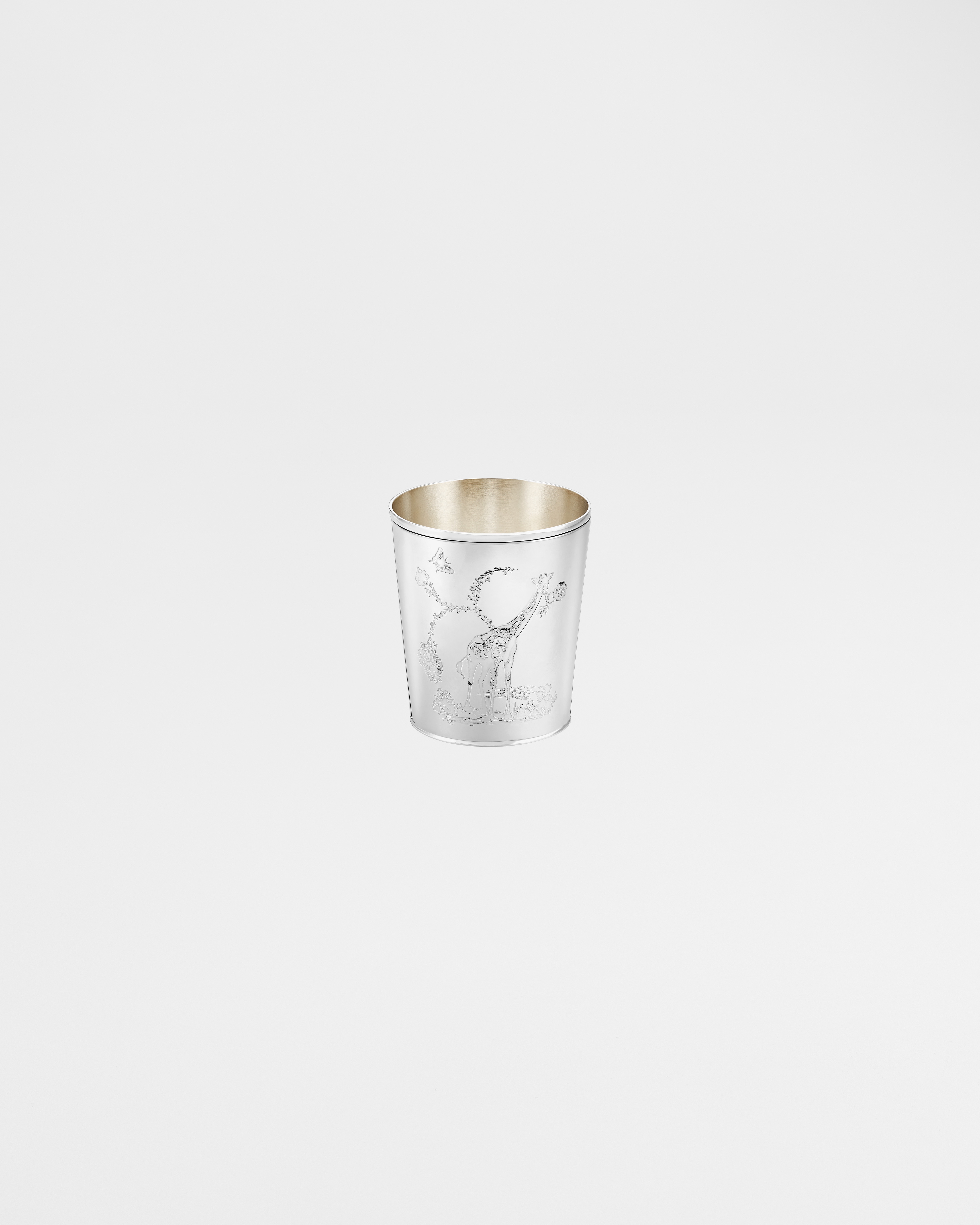 Tumbler Toile de Jouy Innocence Silver-Finish Metal E01