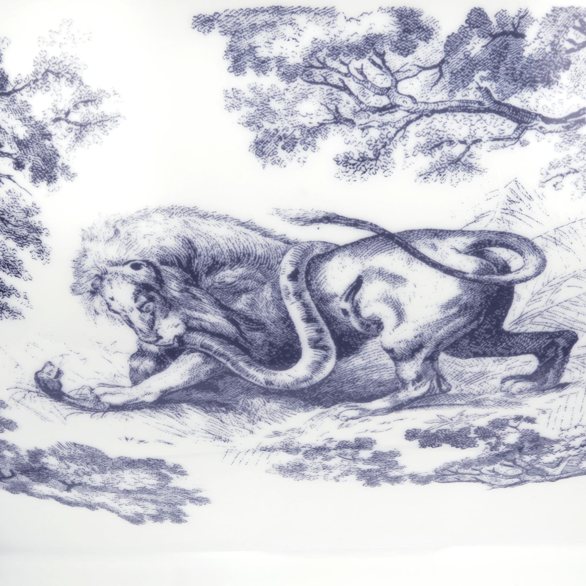 Tureen Blue Toile de Jouy E11