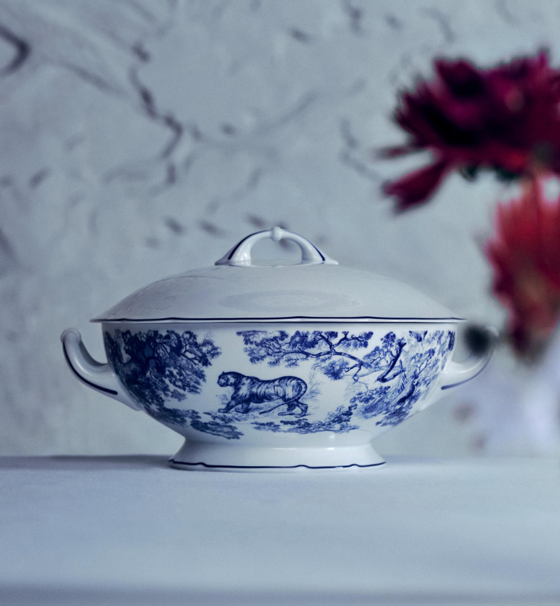Tureen Blue Toile de Jouy E13